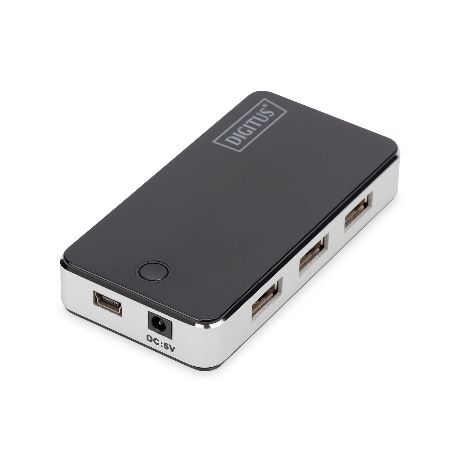 Digitus USB Hub 7-2.0 7xA2.0 W.power Supply Black
