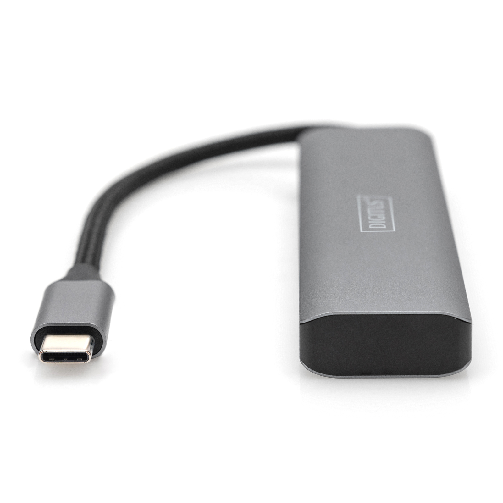 Digitus USB-C Hub 4-2.1 2xA3.12xC2.1 Int.cable Silver