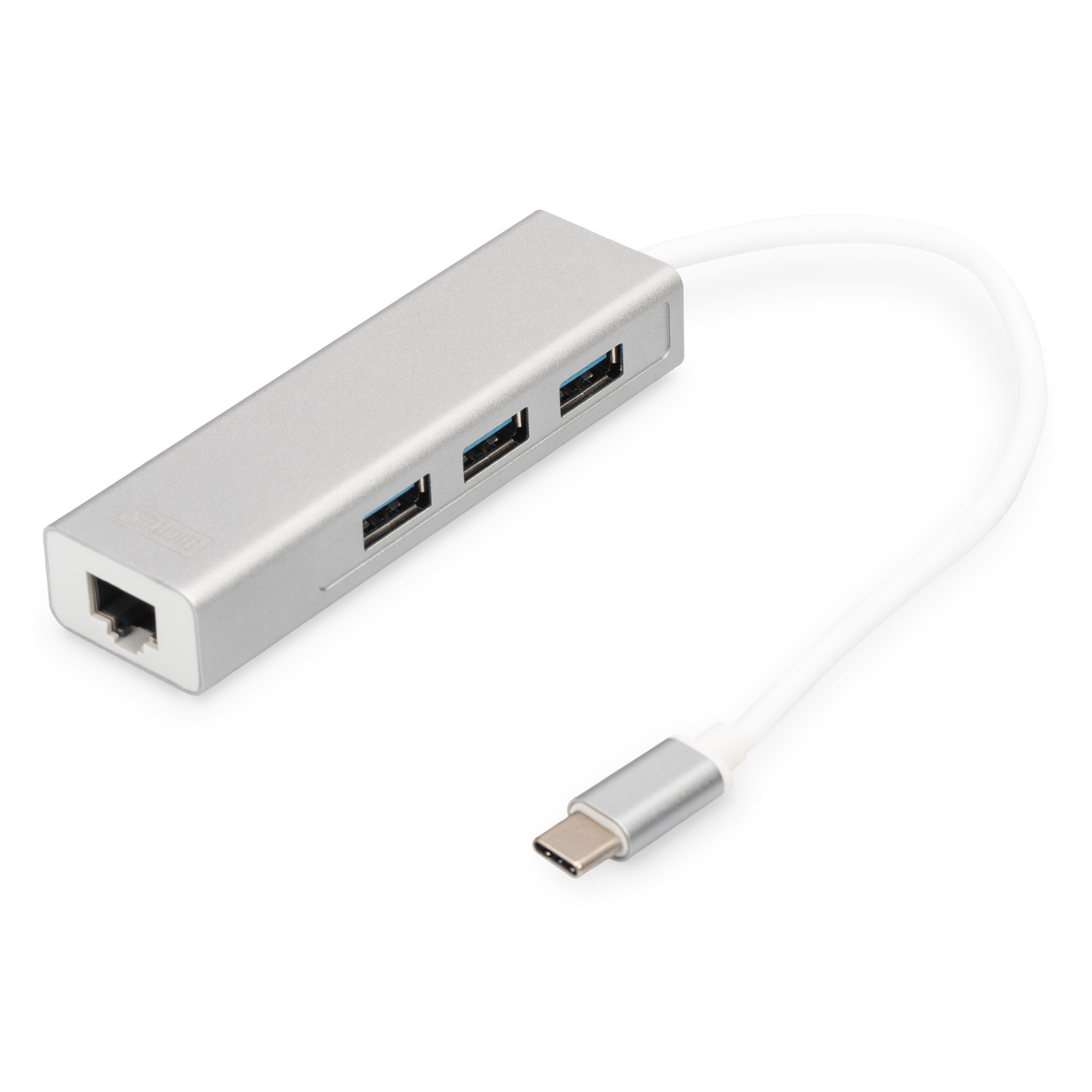 Digitus Adapter USB3.0/C GB Ethernet St/Bu + 3x USB 3.0