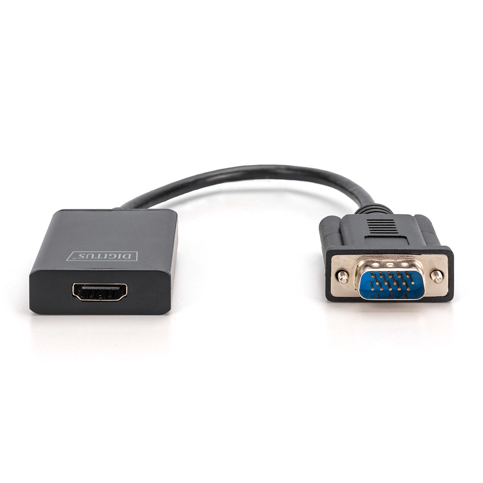 Digitus Adapter VGA HDMI ST-BU 15cm Black