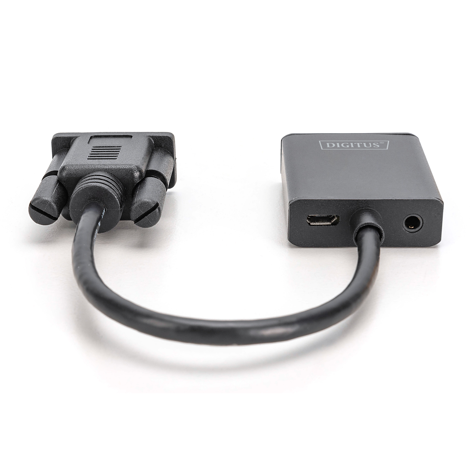 Digitus Adapter VGA HDMI ST-BU 15cm Black