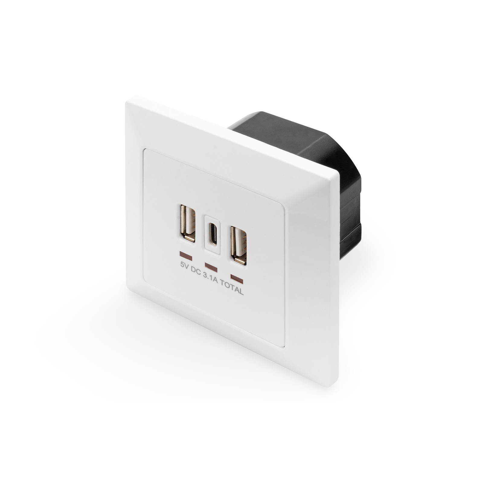 Digitus Socket Outlet with USB A USB-C Ports Flush-mounted