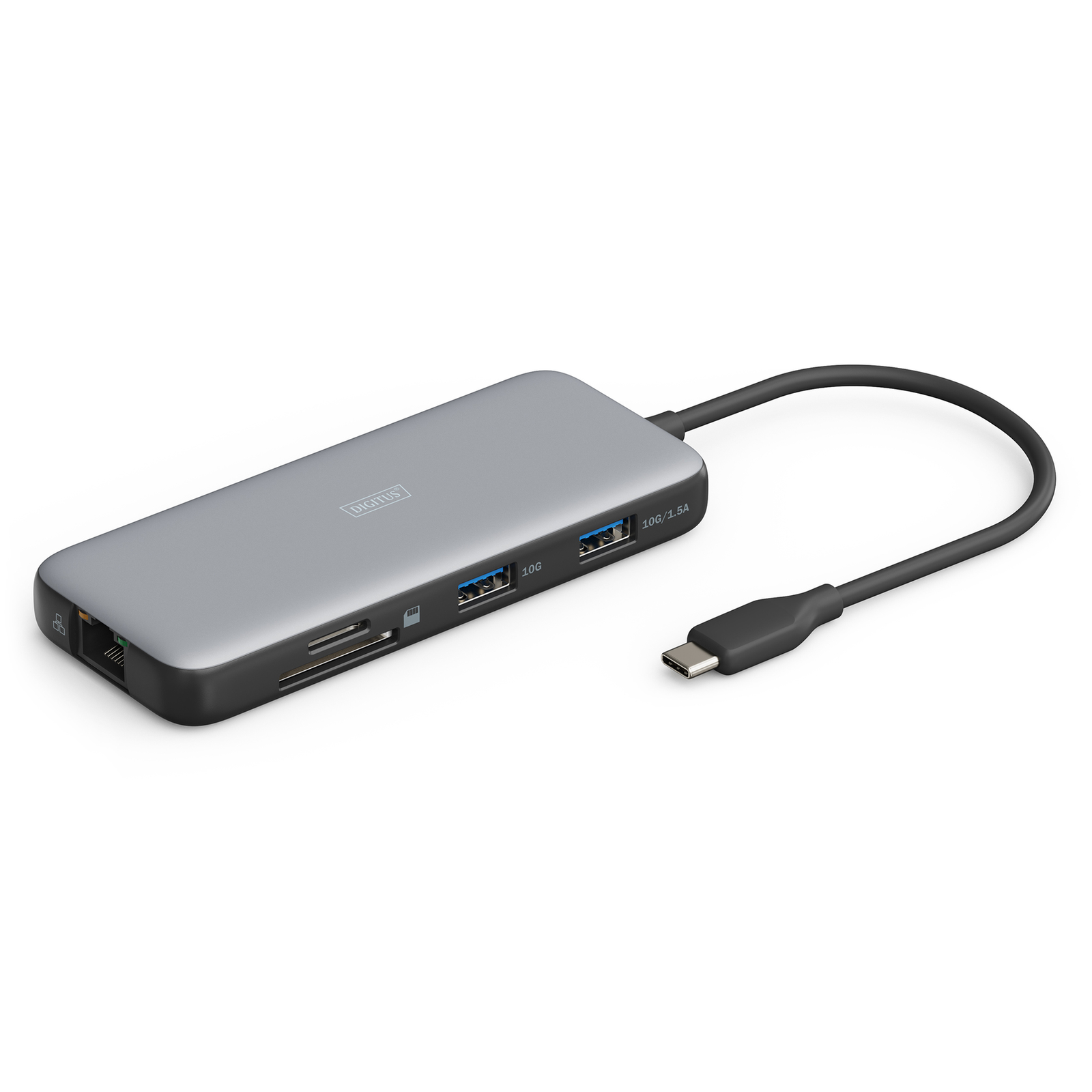 Digitus USB-C Docking Station 7-port Wired USB 3.2 Gen 2 (3.1 Gen 2) Type-C