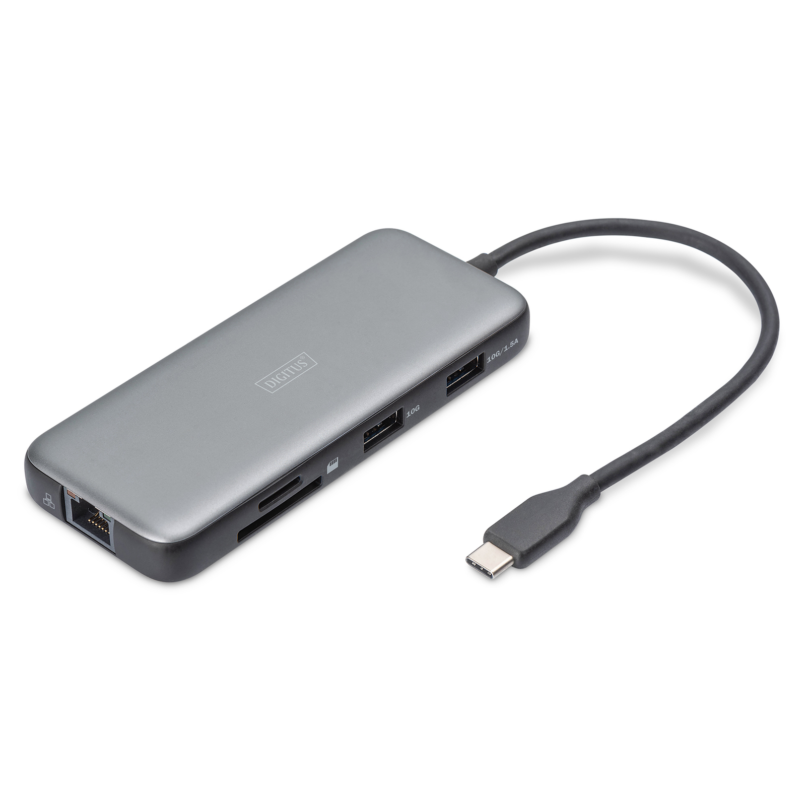 Digitus USB-C Docking Station 7-port Wired USB 3.2 Gen 2 (3.1 Gen 2) Type-C
