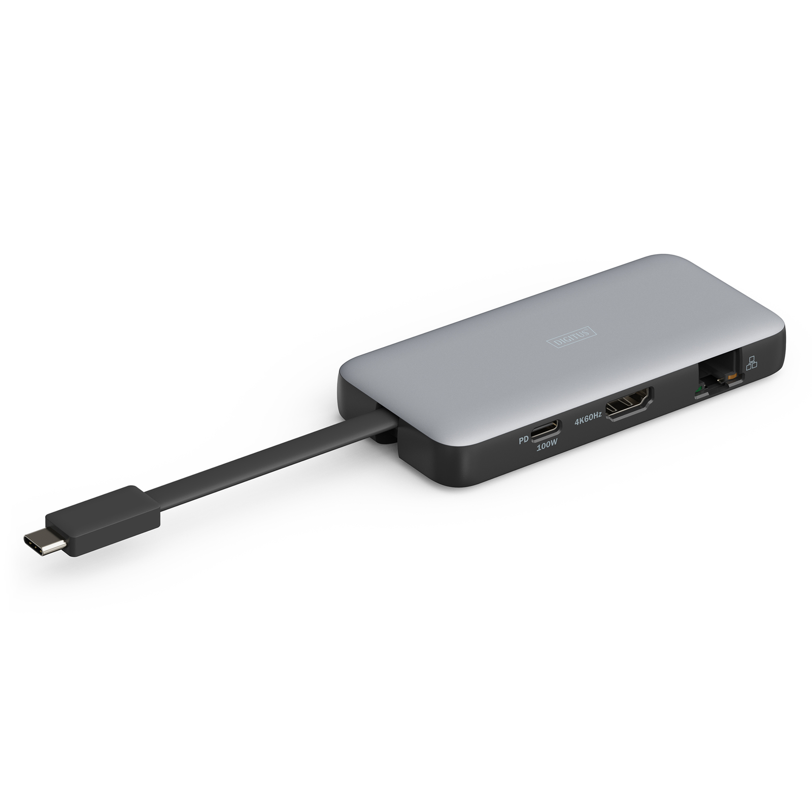 Digitus USB-C TRAVEL DOCK STATION7-PORT 1HDMI 3USB A 1RJ45-SD-MICROSD-PD