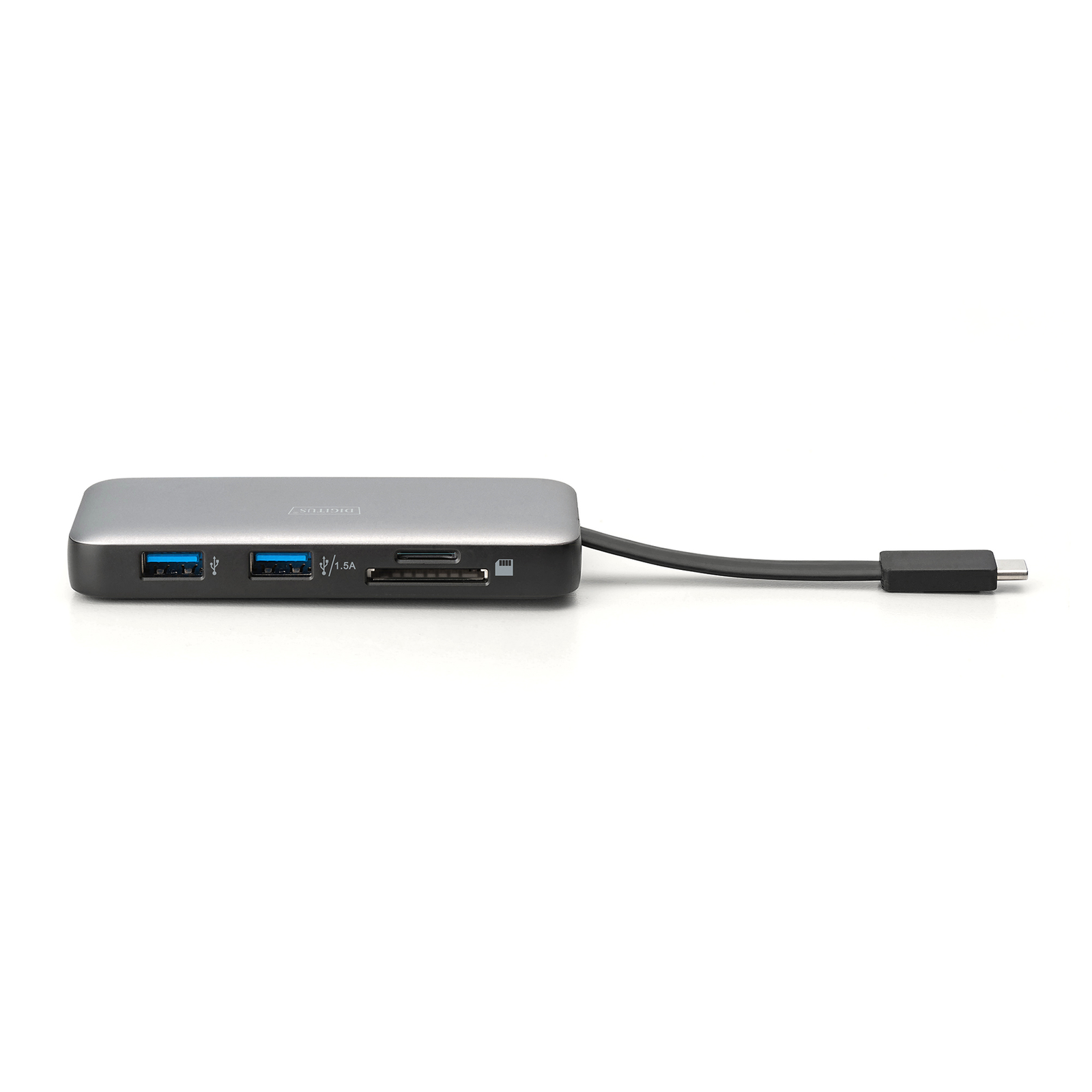 Digitus USB-C TRAVEL DOCK STATION7-PORT 1HDMI 3USB A 1RJ45-SD-MICROSD-PD