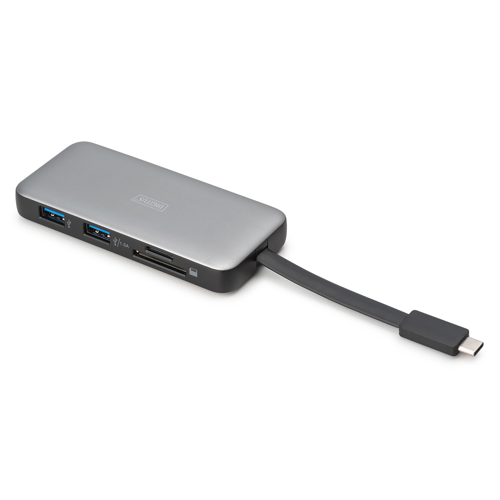 Digitus USB-C TRAVEL DOCK STATION7-PORT 1HDMI 3USB A 1RJ45-SD-MICROSD-PD