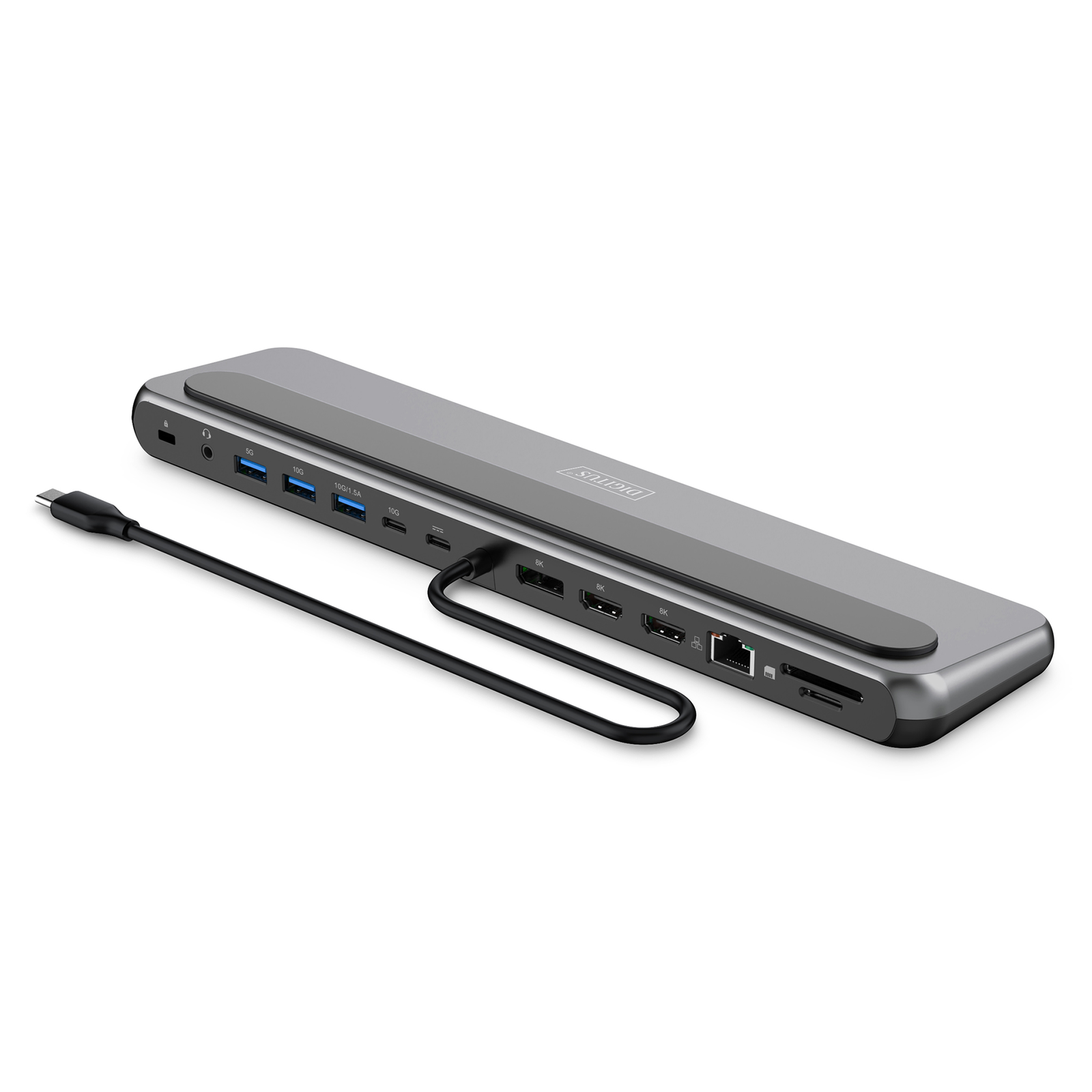 DIGITUS USB-C 8K Docking Station 12 Ports