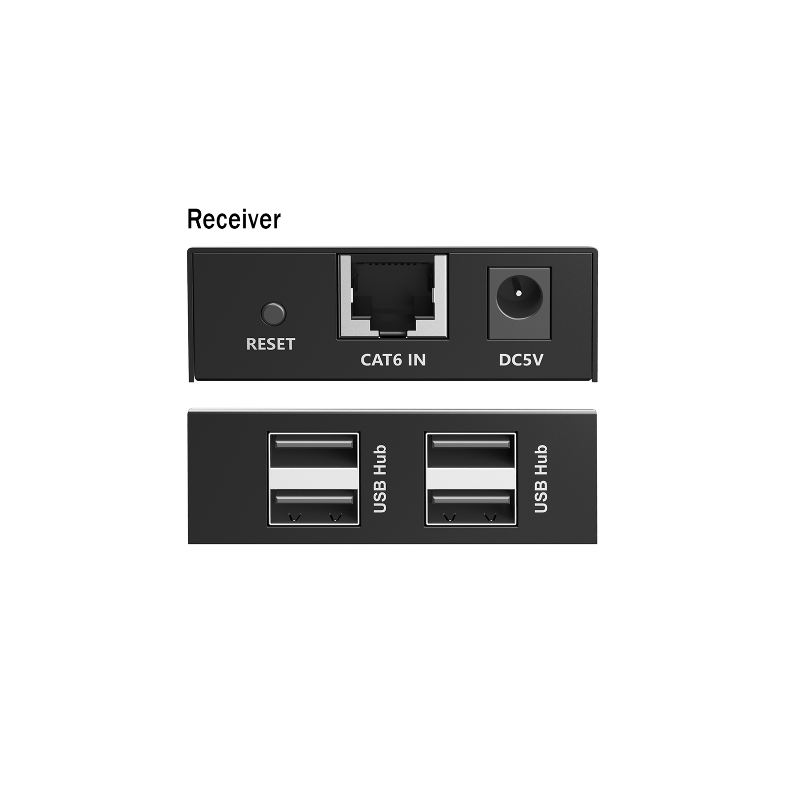 DIGITUS USB 2.0 CAT Extender 4 Port USB-A 150m