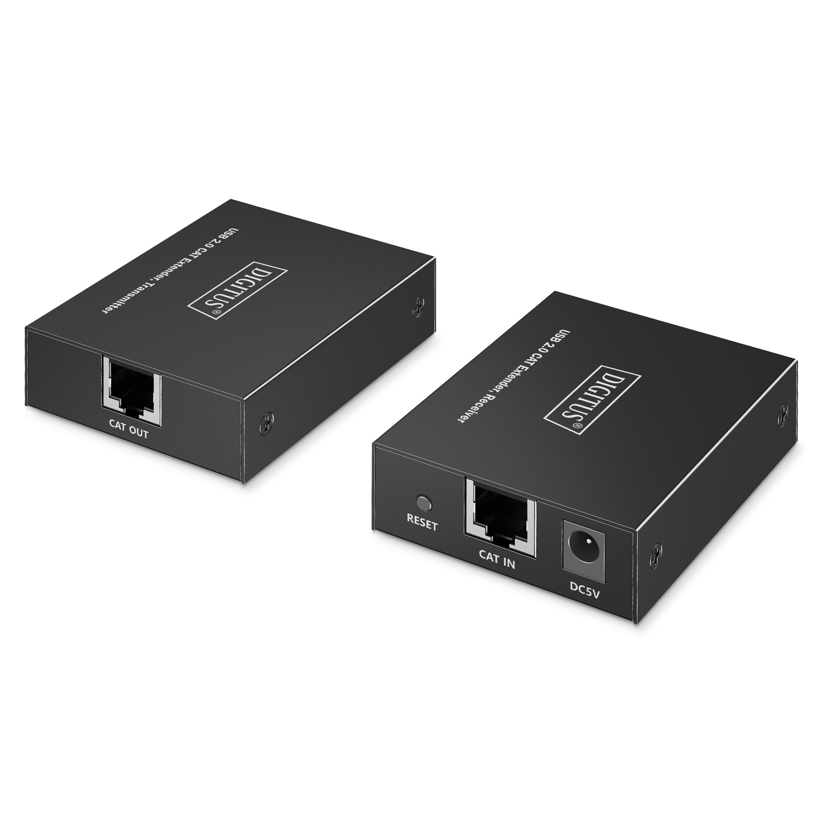 DIGITUS USB 2.0 CAT Extender 4 Port USB-A 150m