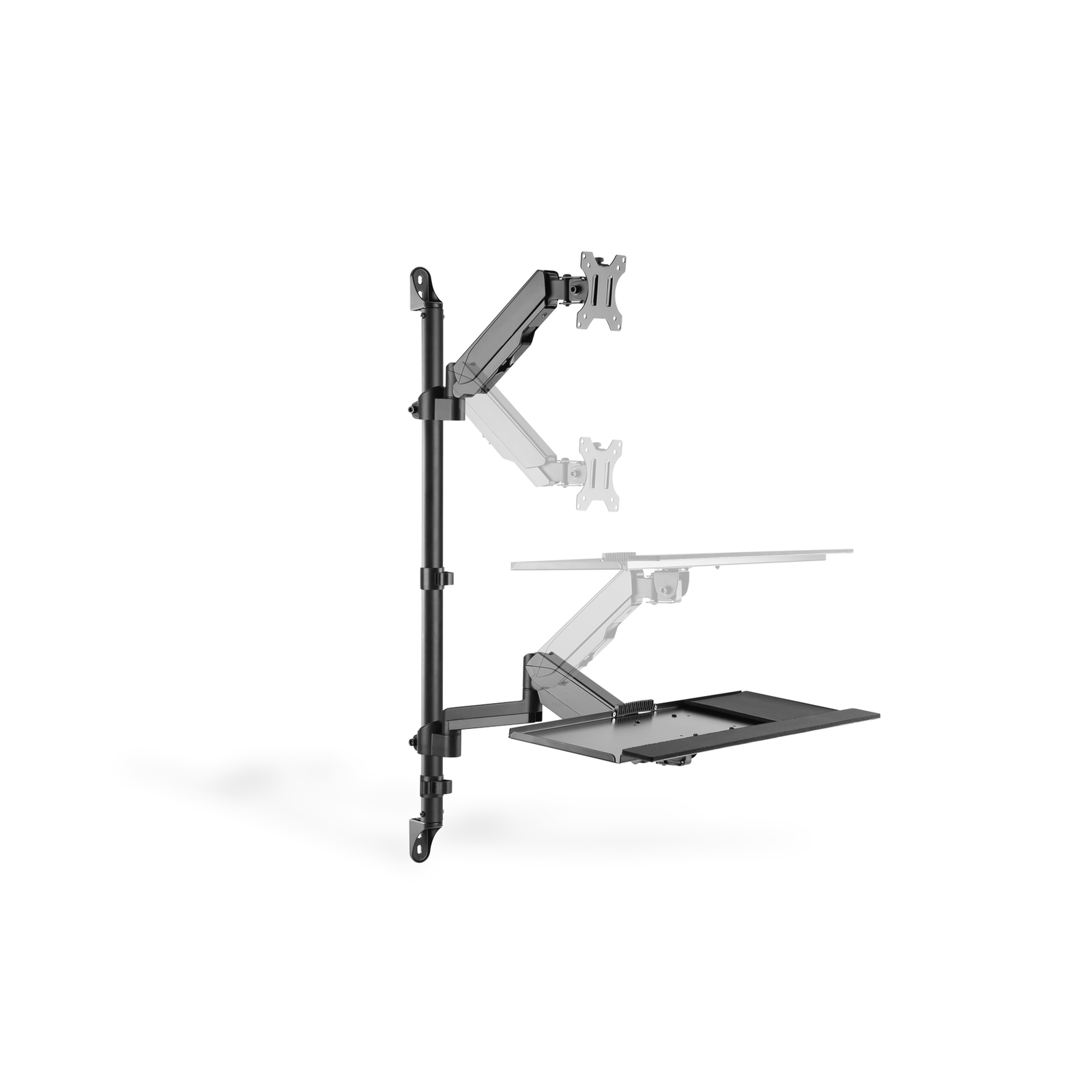 Digitus Flexible Standing/sitting Workstation for Wall Mounting
