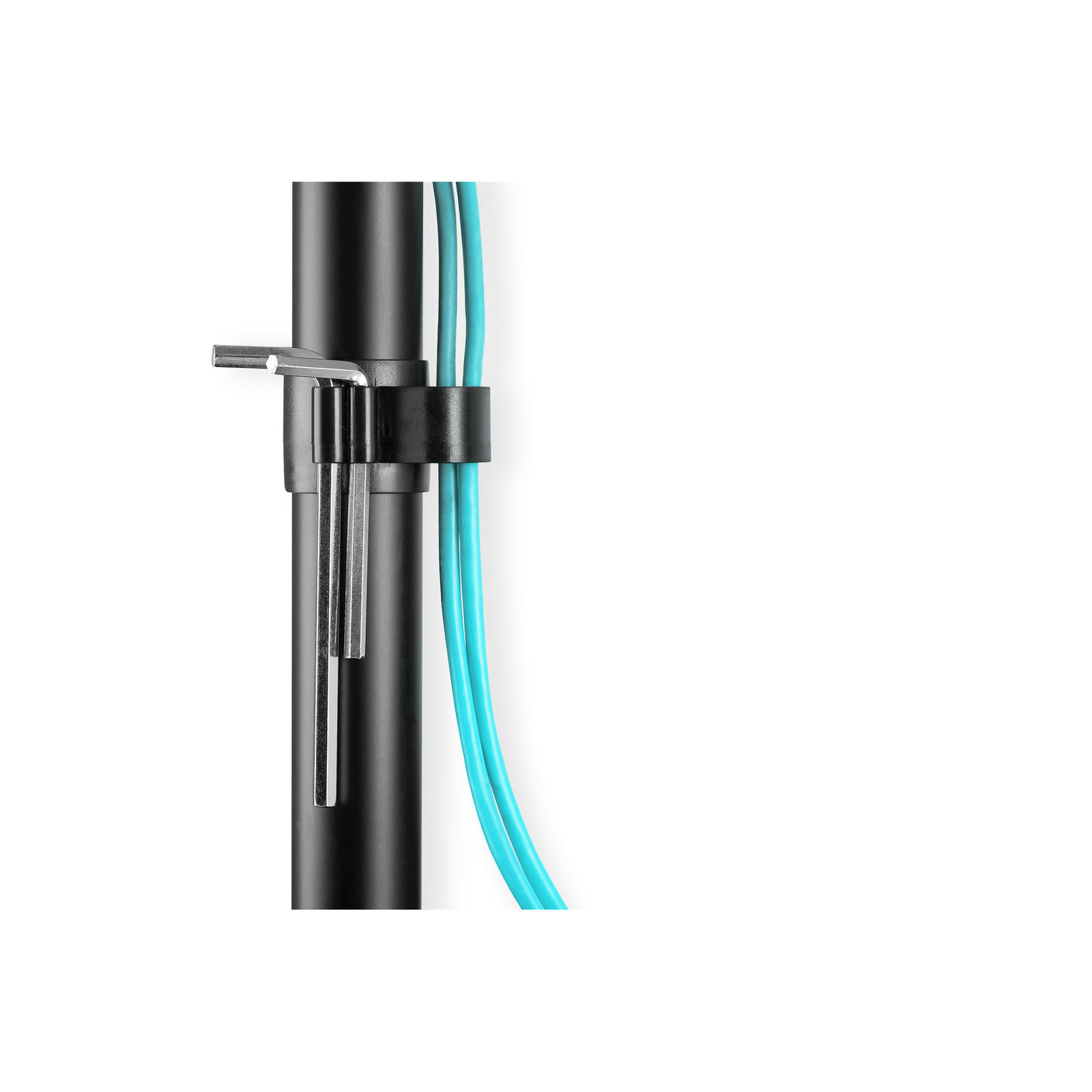 Digitus Universal Single Monitor Column Mount Clamp 8 Kg 38.1cm 15inch 81.3cm 32inch 100 X 100mm