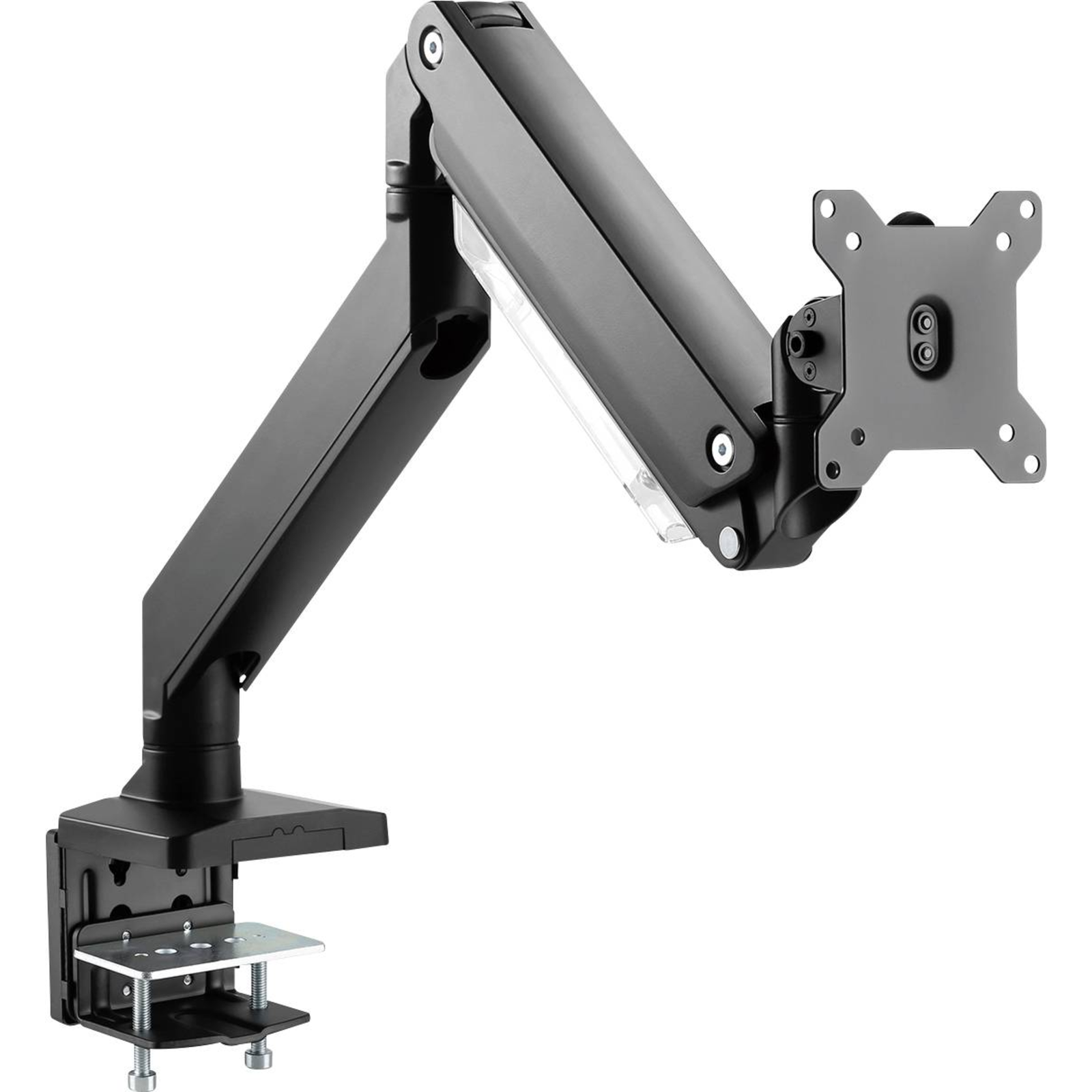 Digitus Universal Single Monitor Holder with Gas Pressure Spring And Clamp Fastening