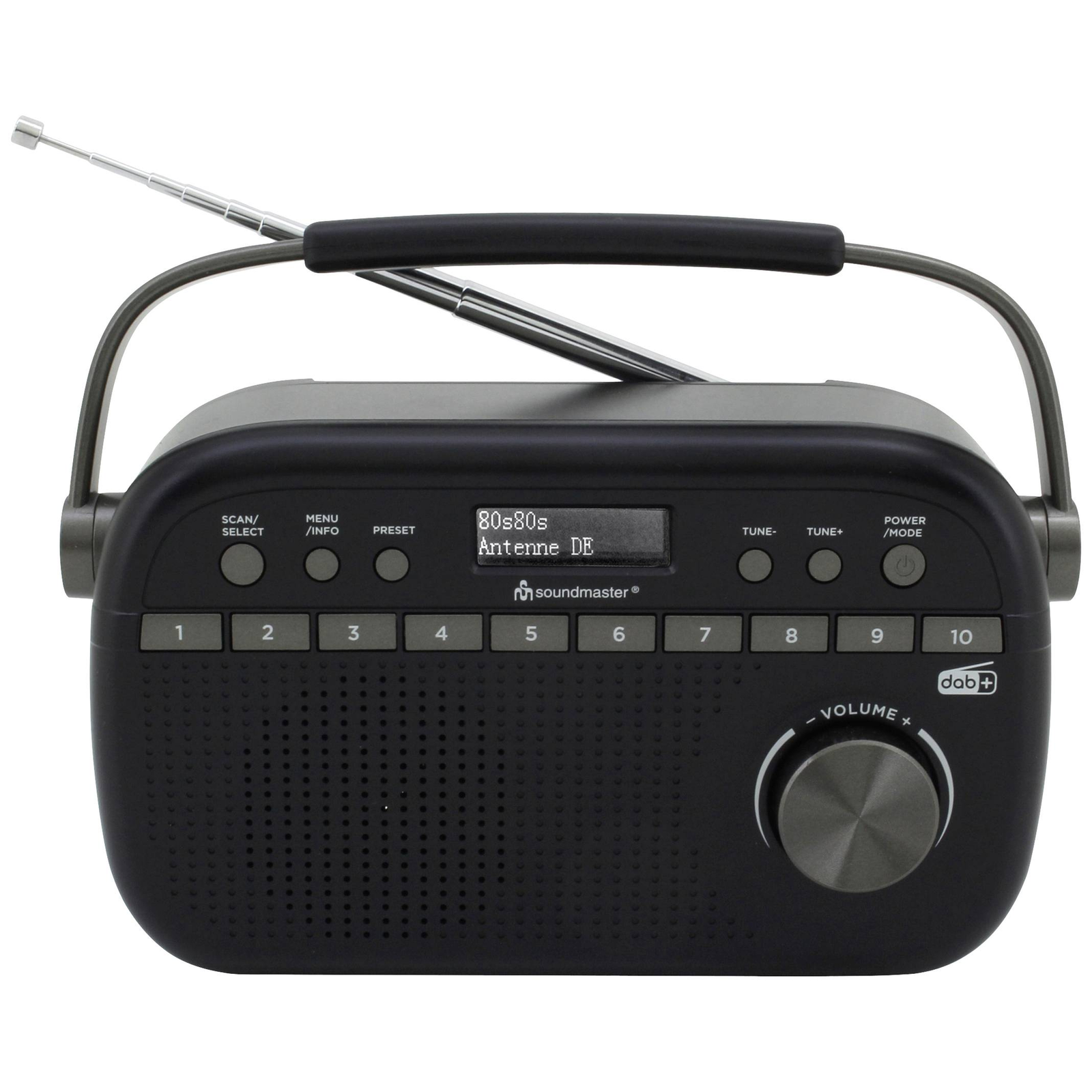 soundmaster DAB280SW Pocket Radio DAB+ FM Black