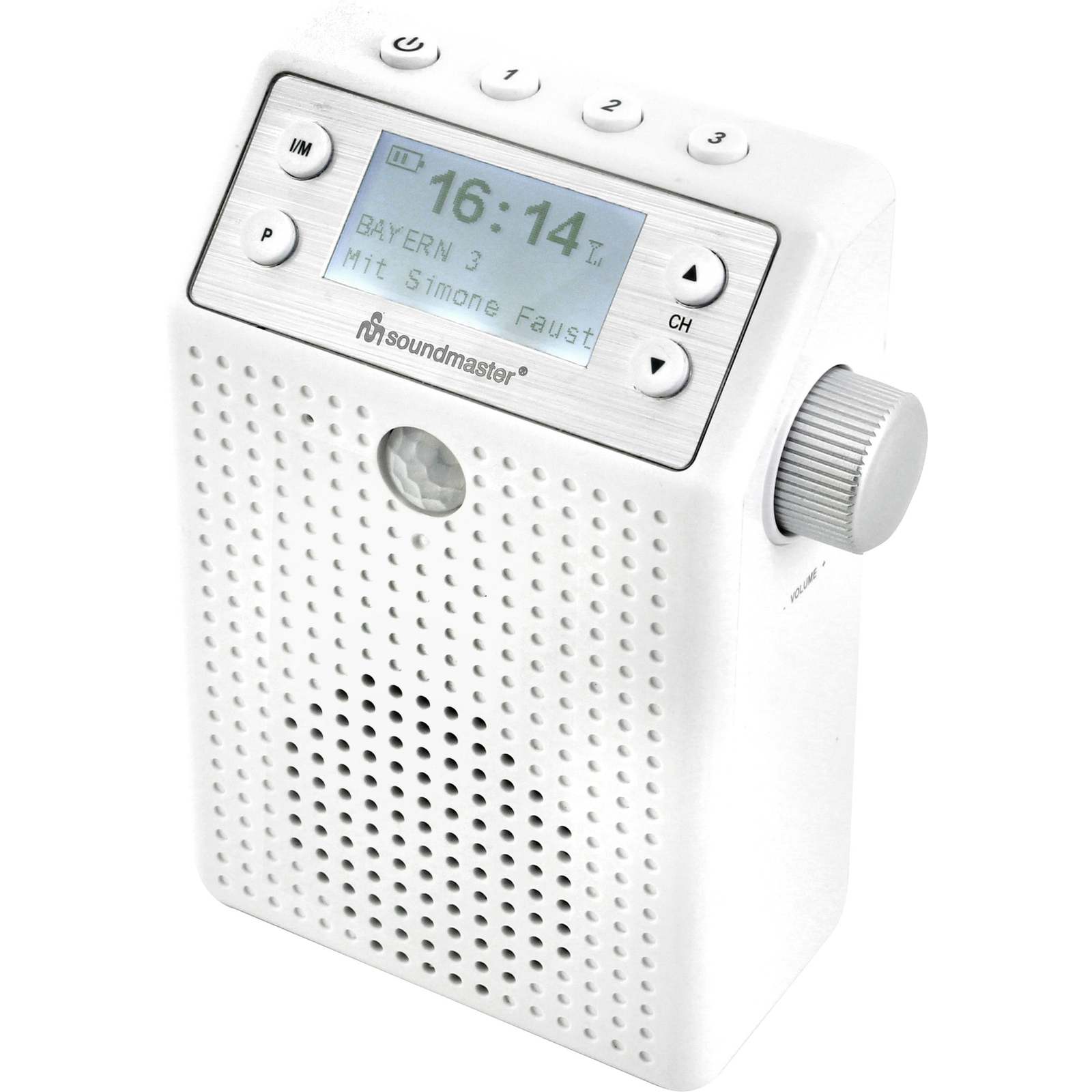 soundmaster Socket Radio DAB+ FM Bluetooth USB Hands-free Function Incl. Microphone Splash-proof