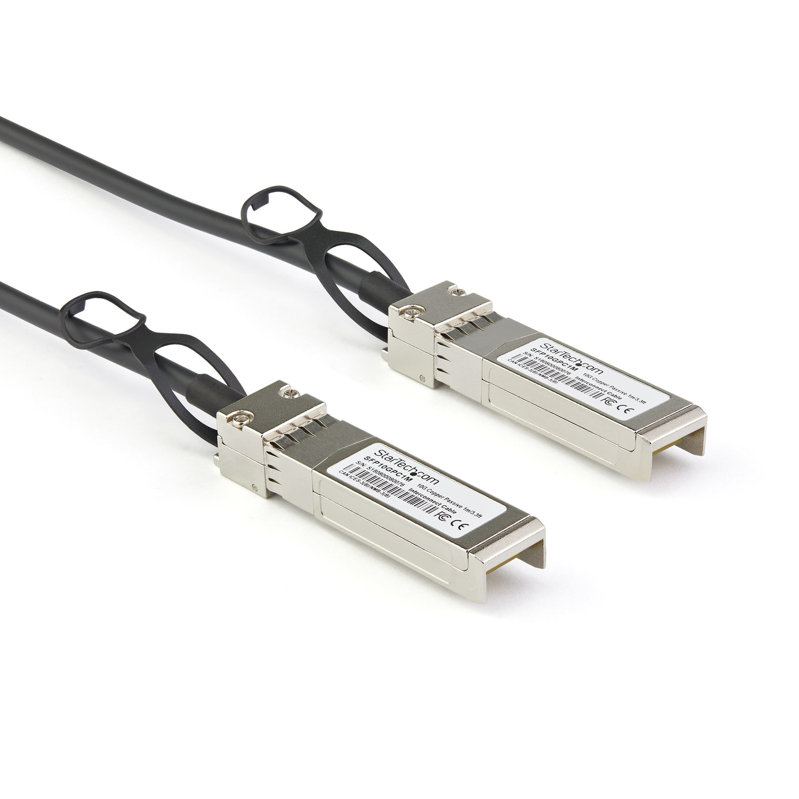 StarTech.com Dell EMC DAC-SFP-10G-1M Compatible SFP+ DAC Twinax Cable 1m 1 M SFP+ SFP+