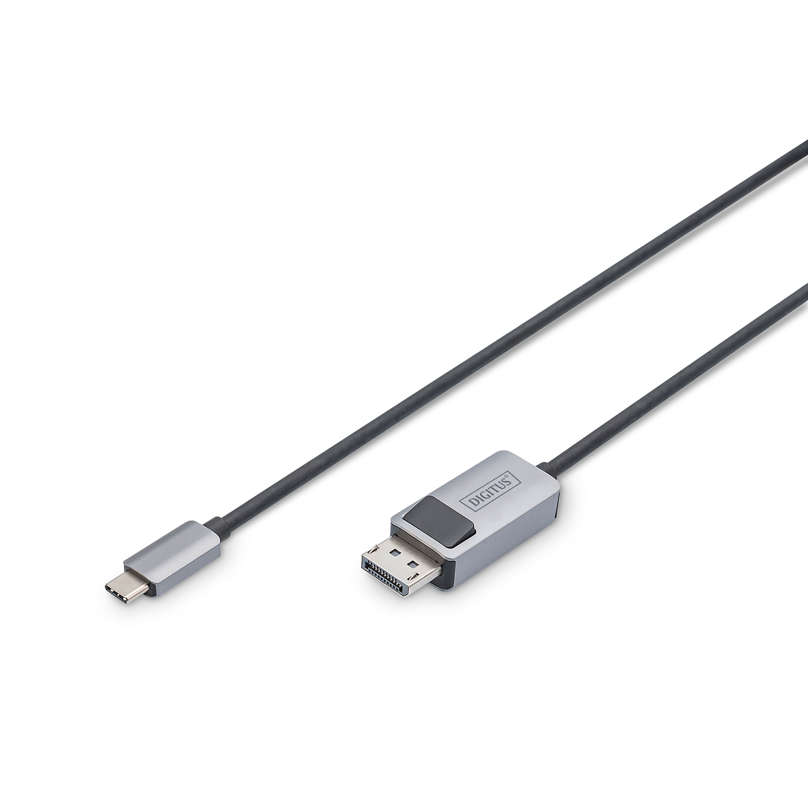 Digitus USB 3.2 Connection Cable Type C DP St./St. 1m Black