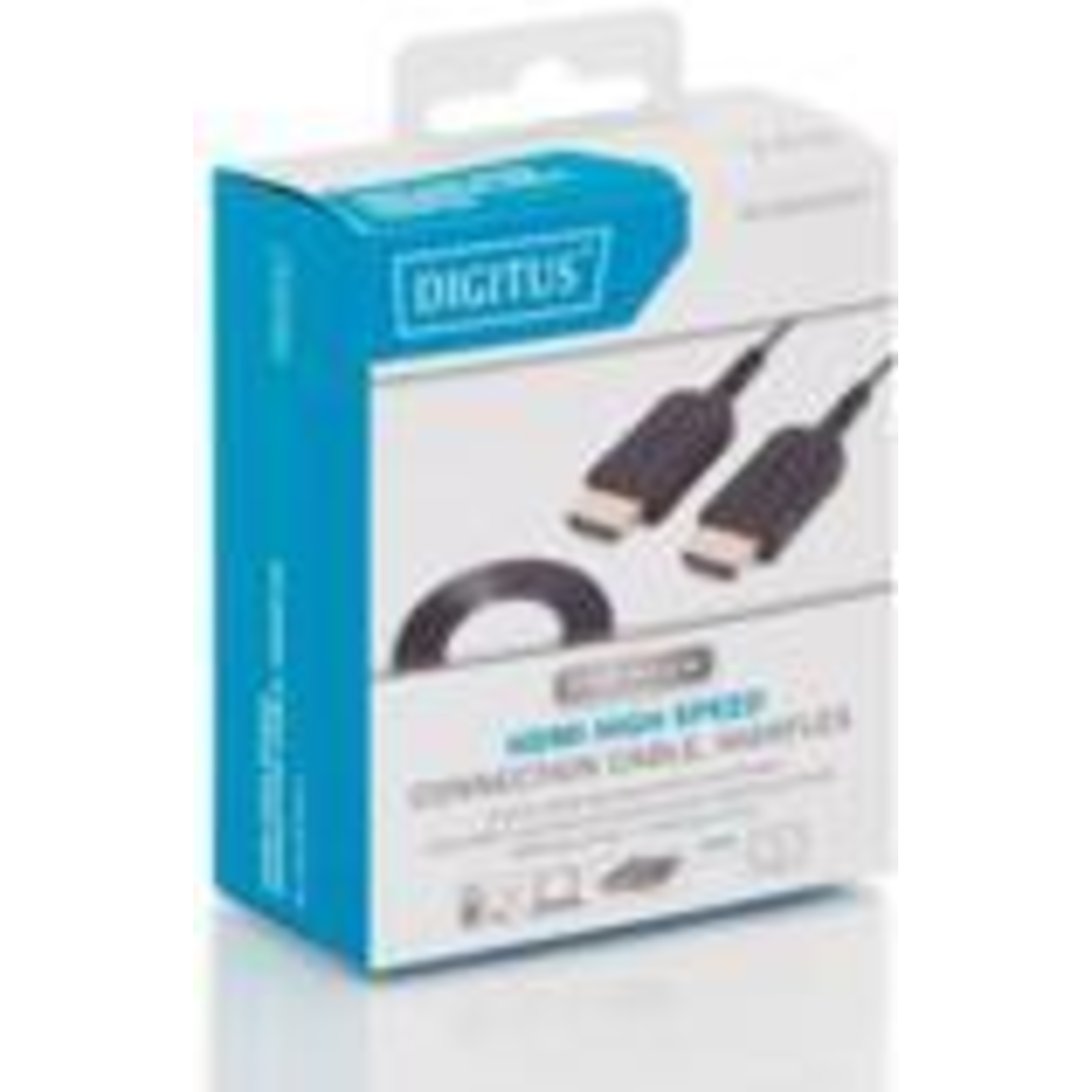 DIGITUS HDMI High Speed Connection Cable with Ethernet Type A Highly Flexible