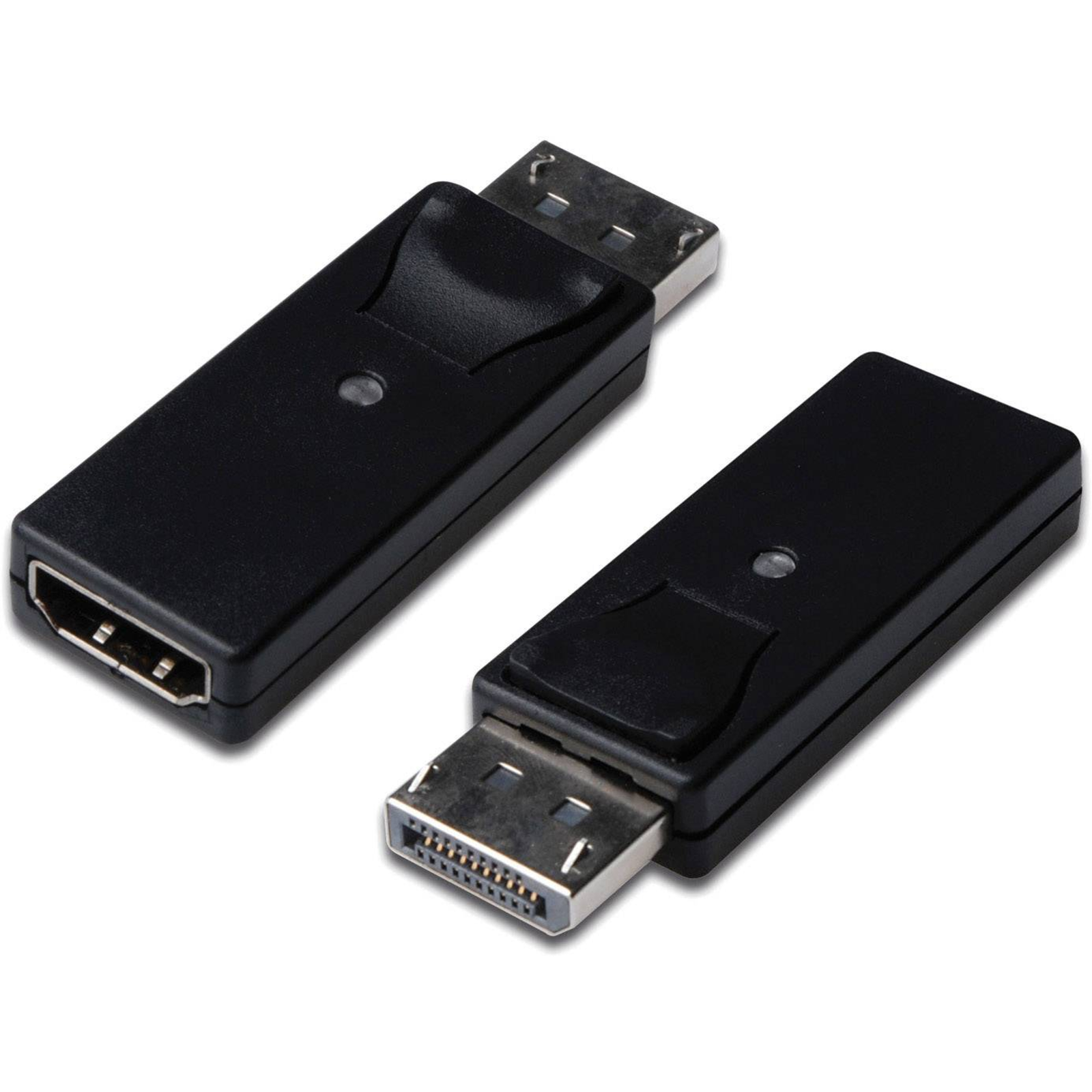 Digitus DisplayPort HDMI Adapter 1x Plug Socket Black Double Shielded,