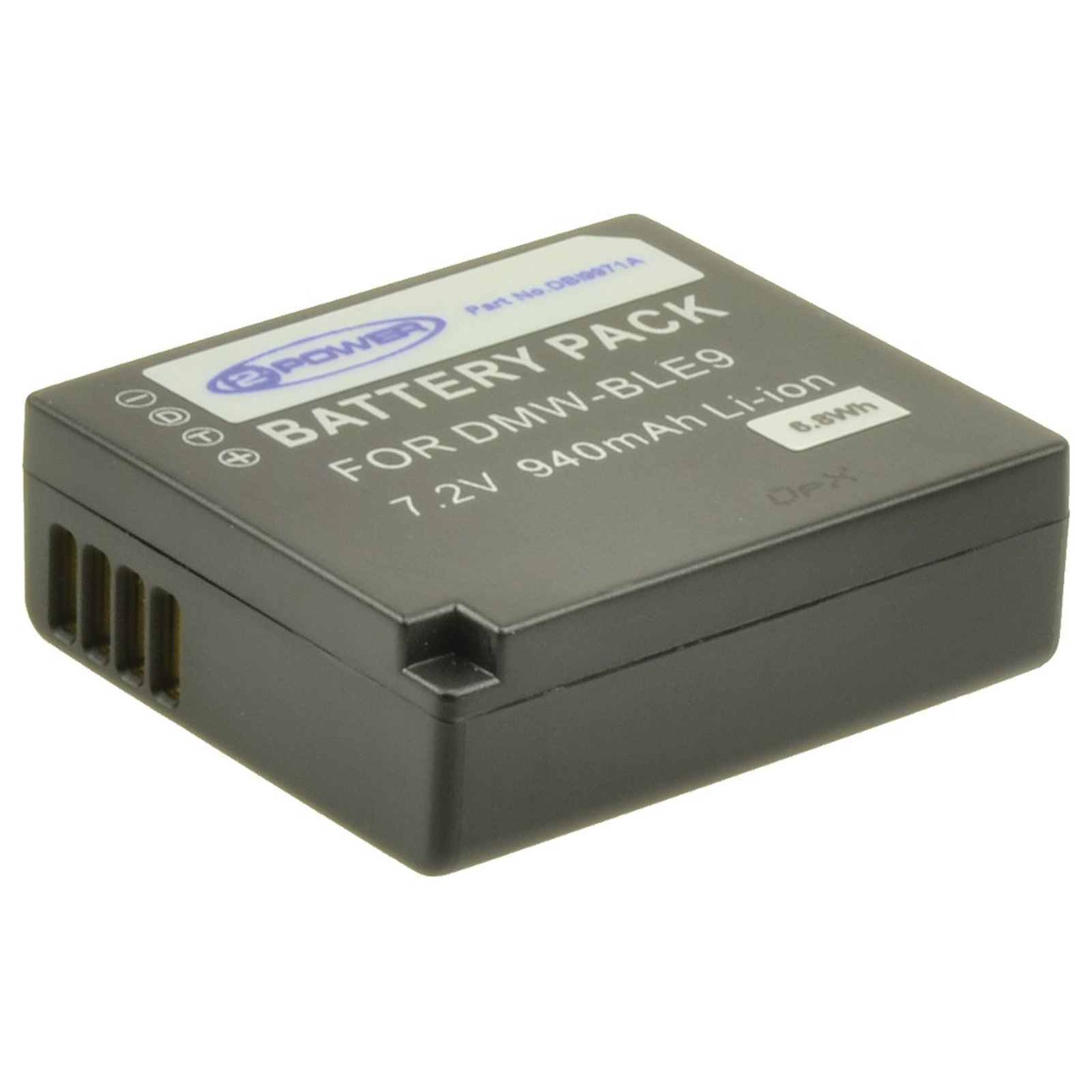 2-POWER Digital Camera Battery Battery 800 MAh