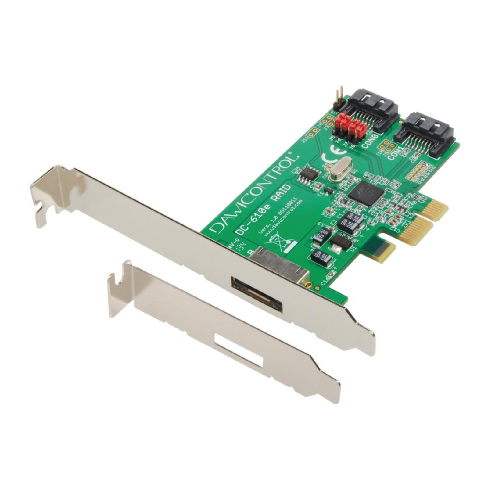 DawiControl PCI Card PCI-e DC-610e RAID 2-channel SATA3 6G ES