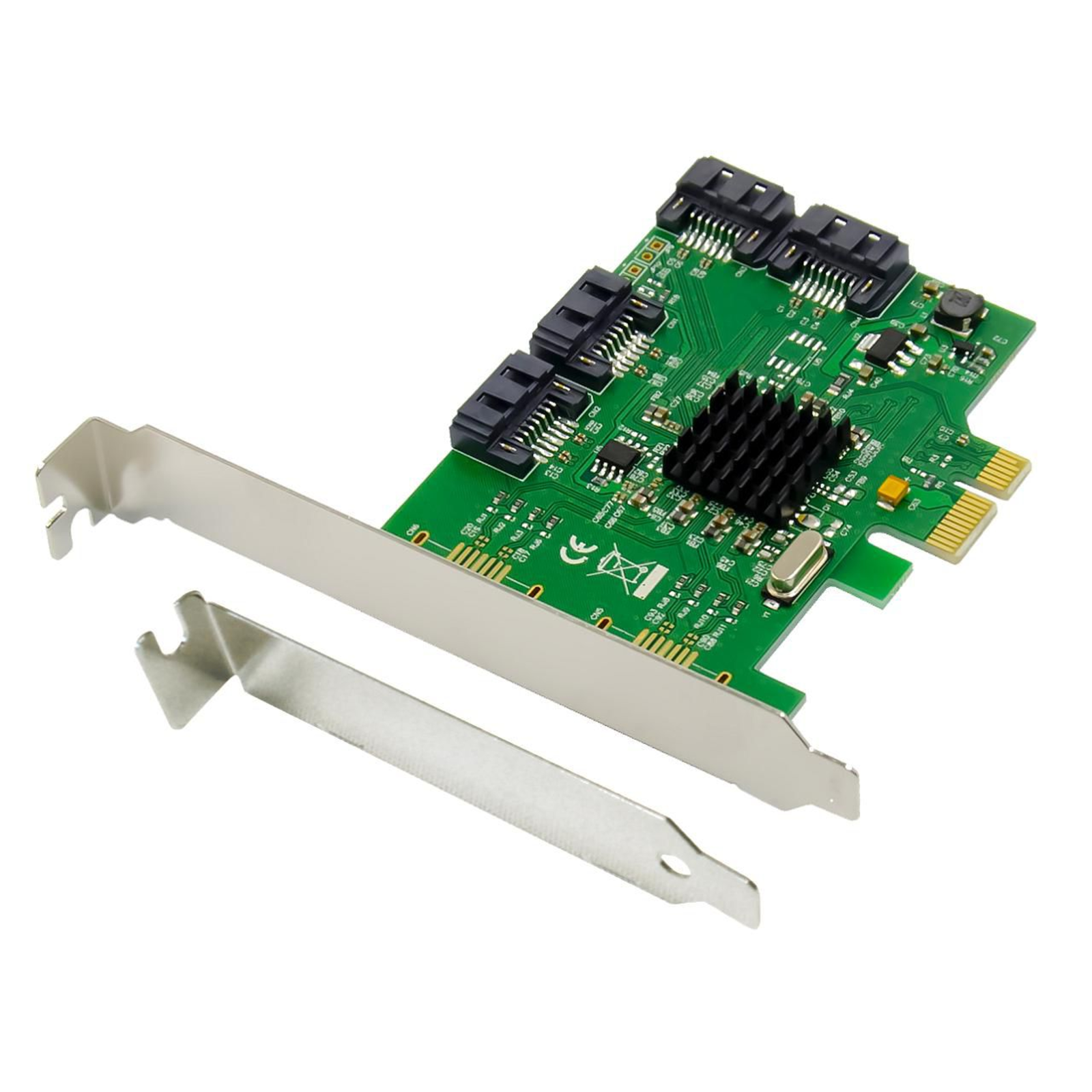 DawiControl PCI Card PCI-e DC-614e RAID 4channel SATA6G Bliste