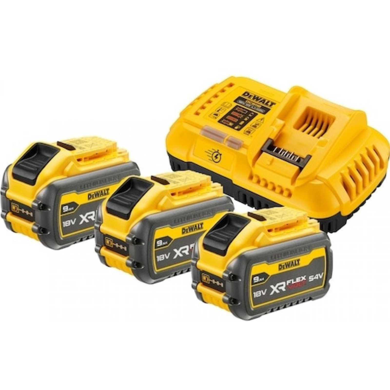 DeWalt DCB118X3-QW 3x 54V Battery Starter Set