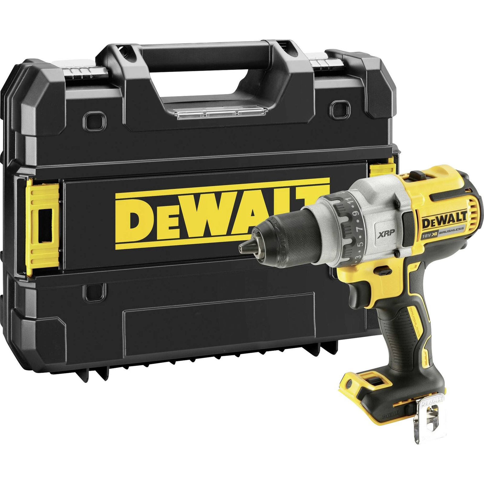 DeWalt DCD991NT Cordless Drill Driver 18 Volt Yellow Black No Battery And Charger in TSTAK Box