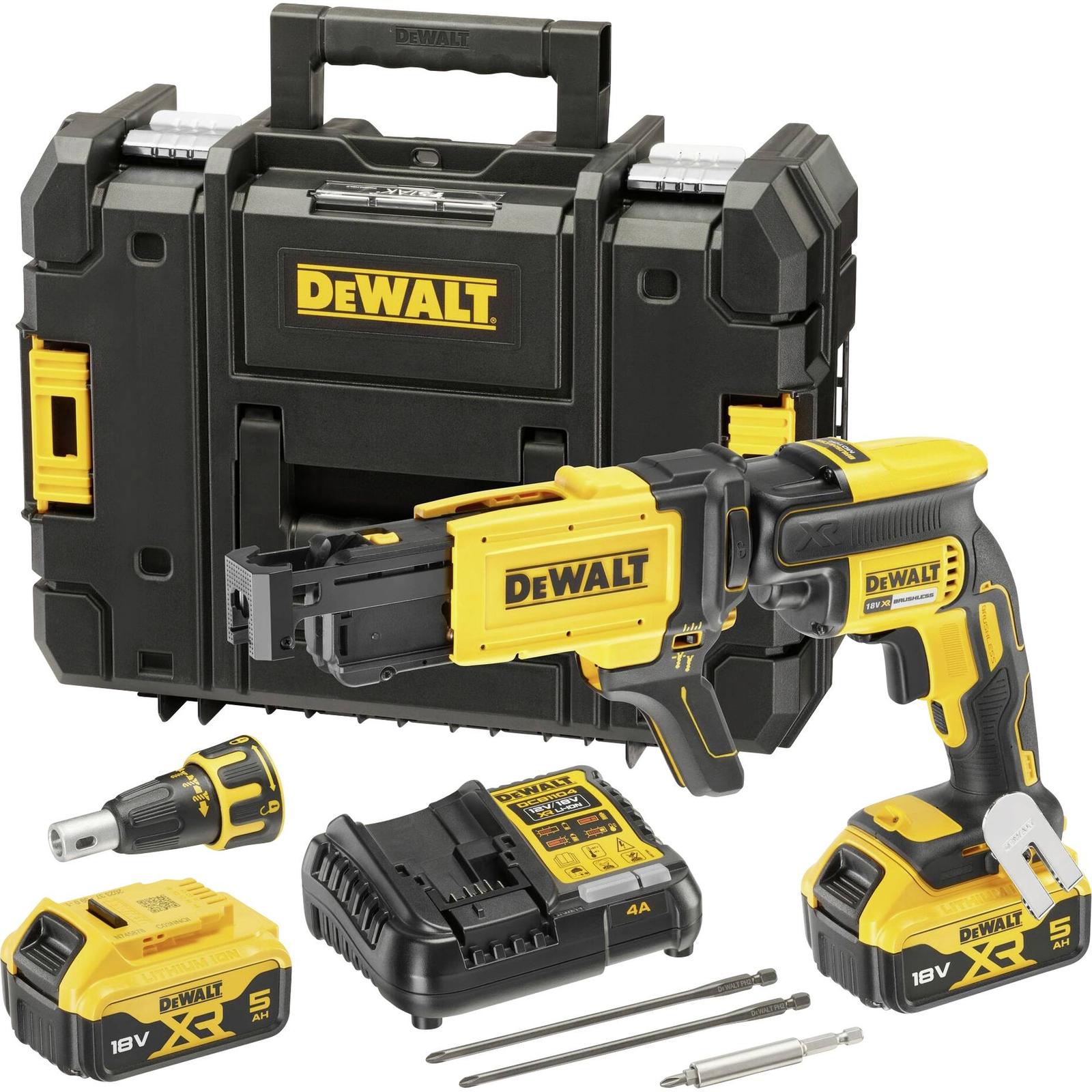 DeWalt Screwdriver with Automatic Feed Cordless Hexagon Socket 6.35mm 30 N-m