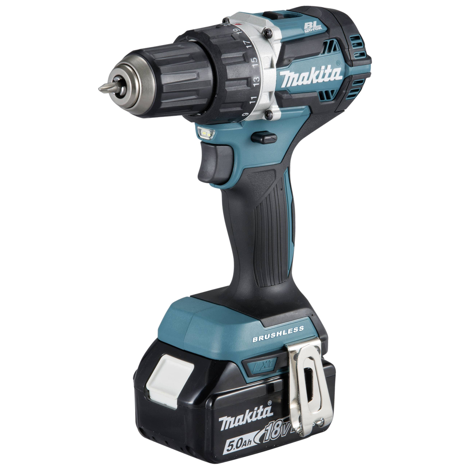 Makita Cordless Drill Driver DDF484RTJ 18Volt Blue Black 2x Li-ion Battery 5.0Ah MAKPAC