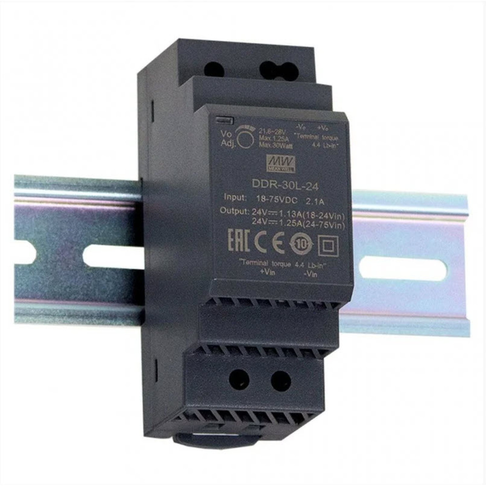 Mean Well DDR-30G-24 30 W 24 V RoHS 35mm 54.5mm 90mm