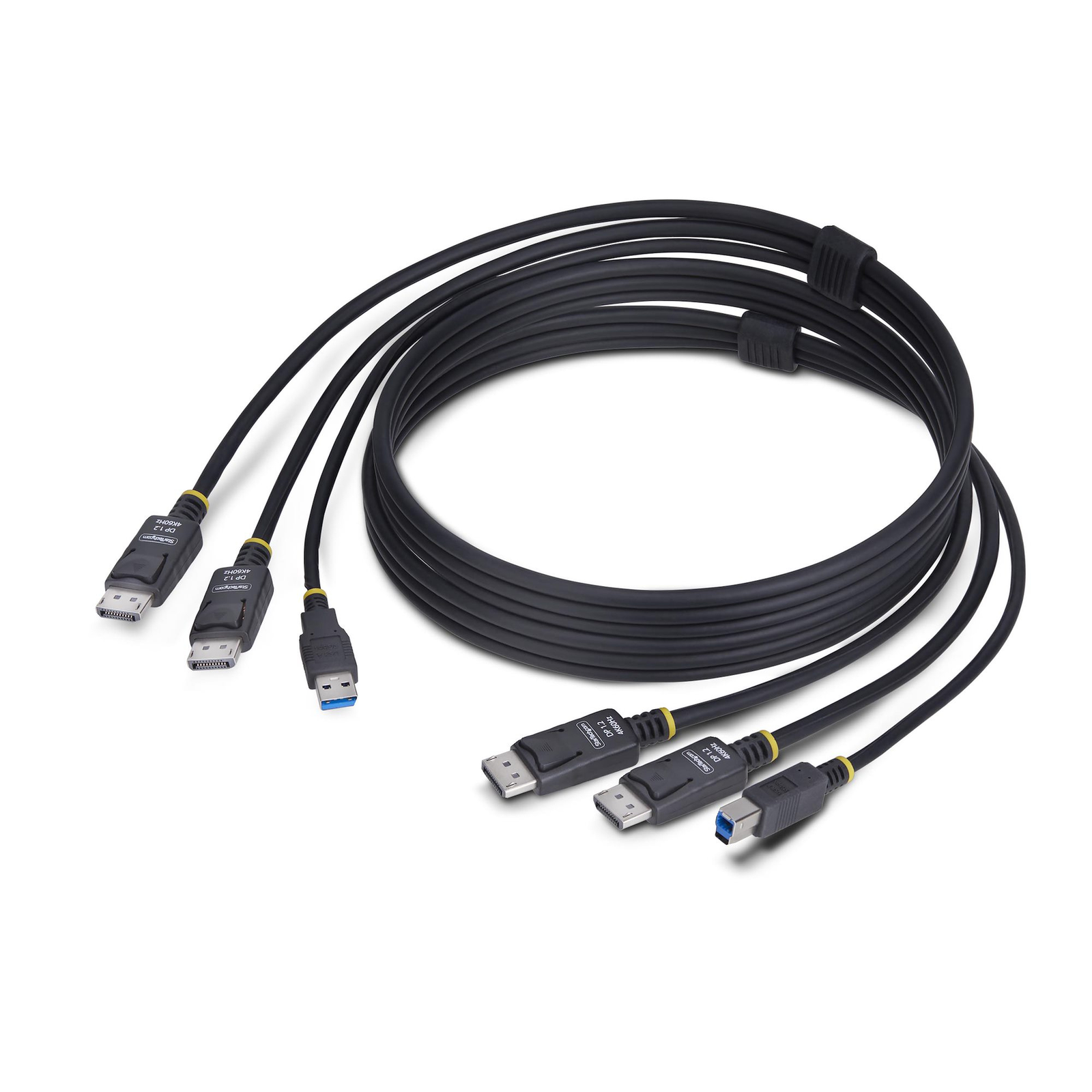 StarTech 6ft (1.8m) Dual DisplayPort And USB 5Gbps KVM Cable Keyboard/Video/Mouse (KVM)