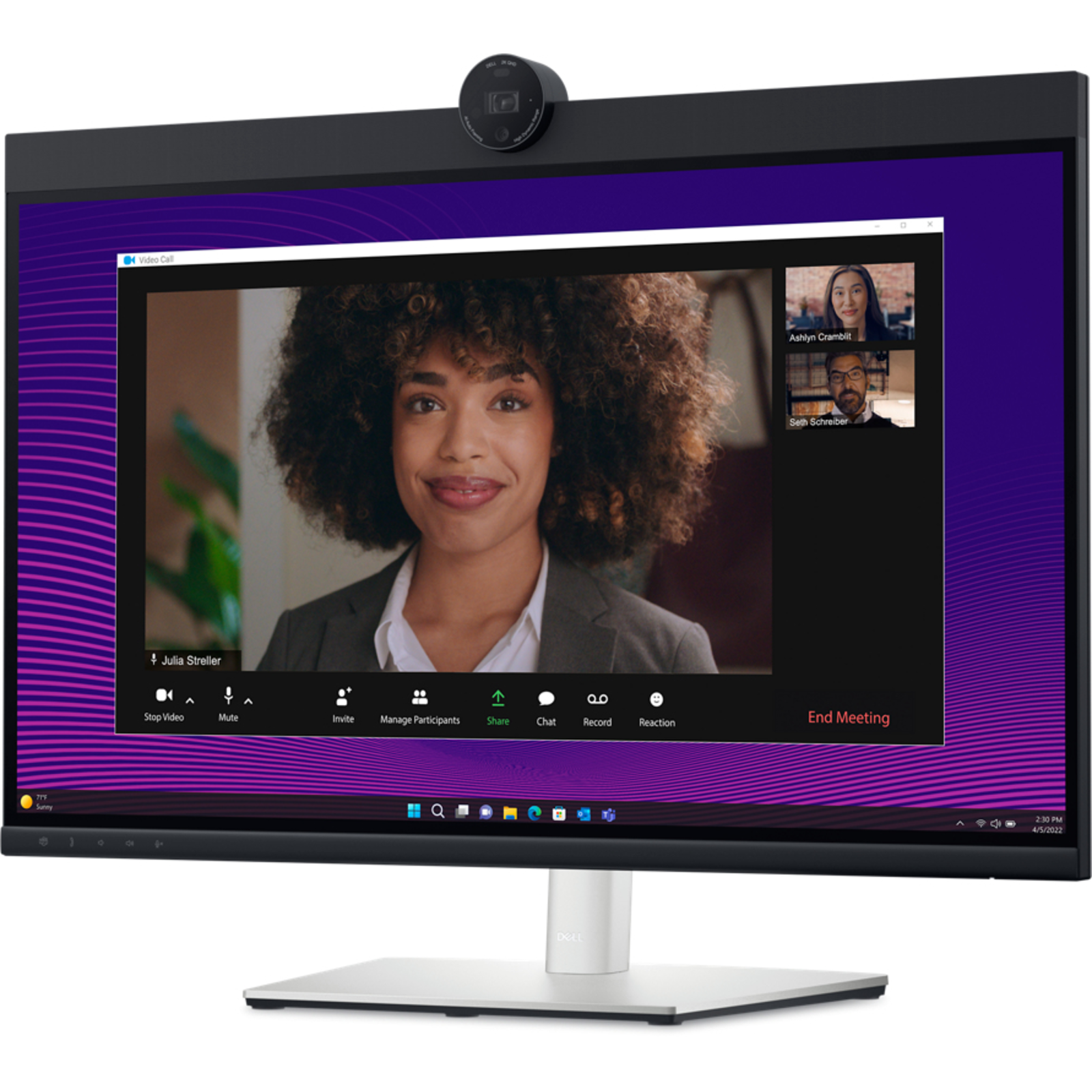 Dell Monitor 27 Video Conference QHD 60 Hz IPS 5ms HDMI DP USB-C