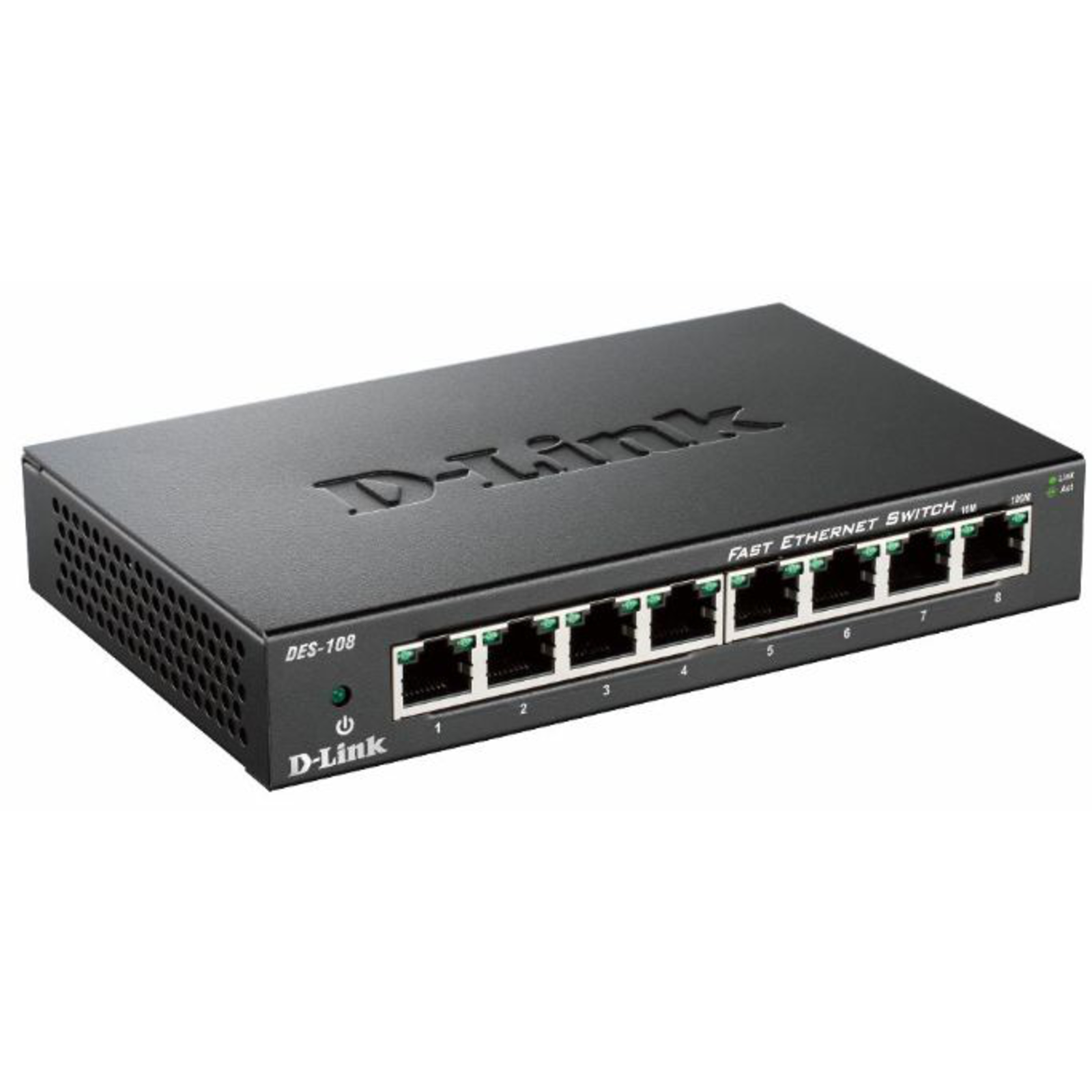 D-Link DES-108 Network Switch 8 Port 100 Mbit/s