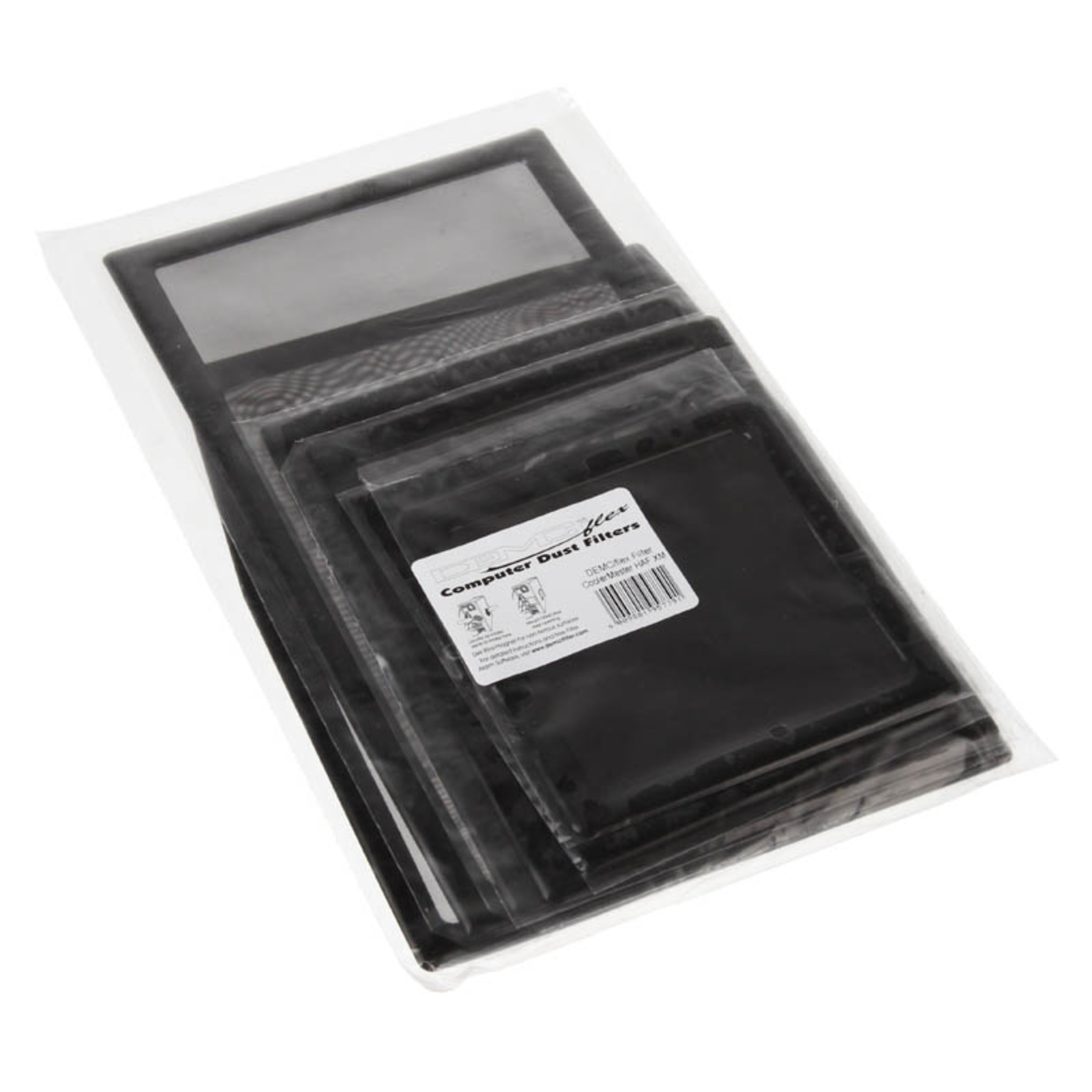 DEMCiflex Dust Filter Set for Cooler Master HAF XM Black/black