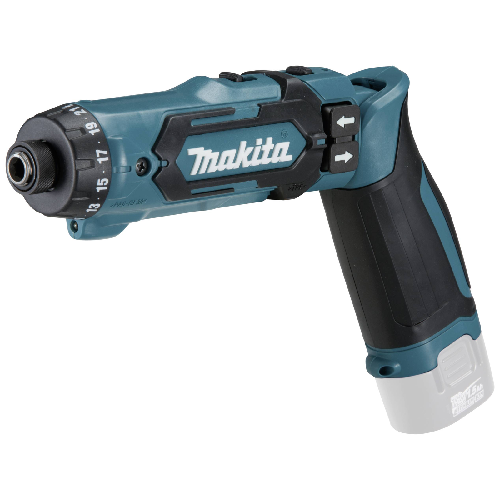Makita DF012DZ Cordless Bendy Screwdriver 7.2 Volt Blue Black No Battery And Charger