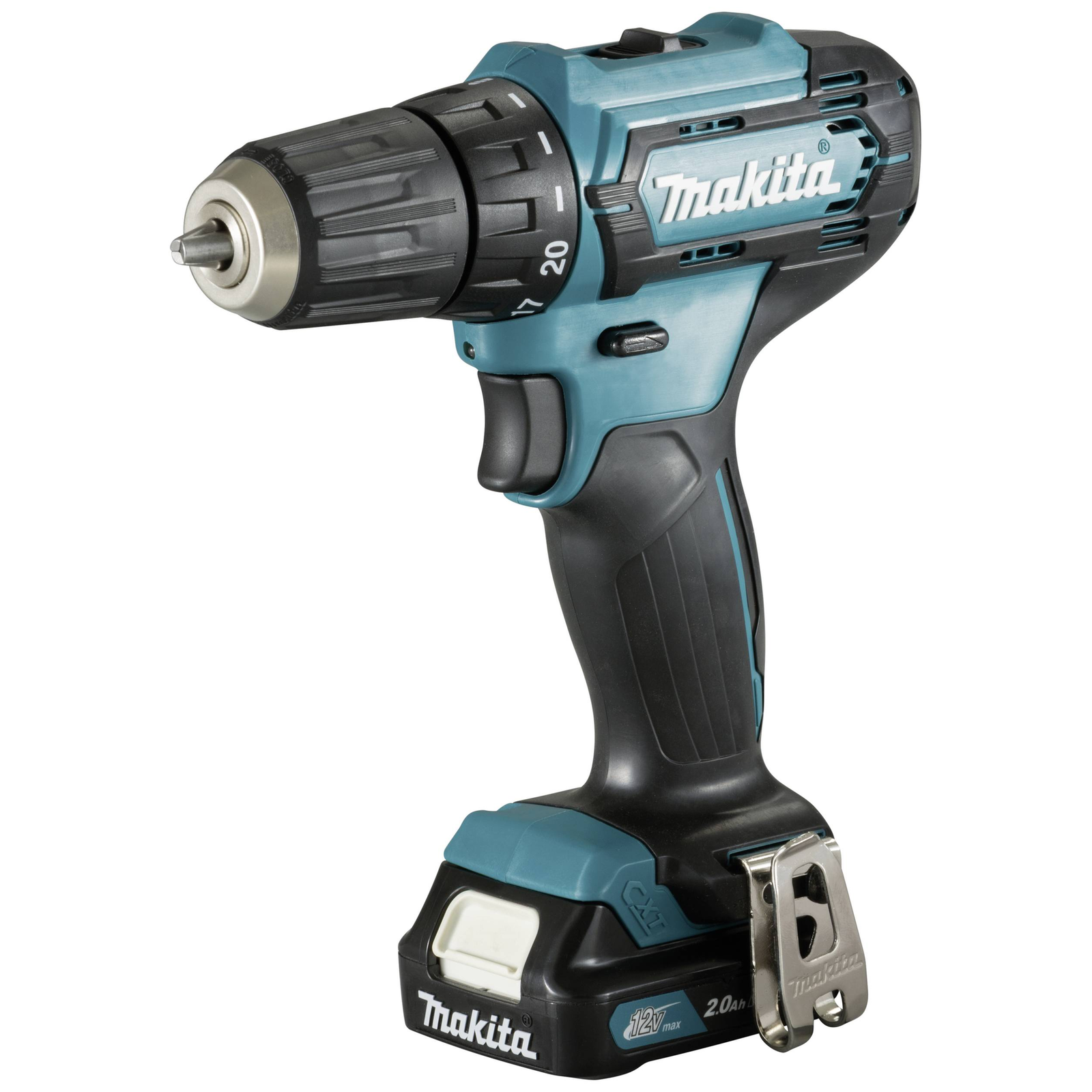 Makita Cordless Drill Driver DF333DSAE 12Volt Blue Black 2x Li-Ion Battery 2.0Ah