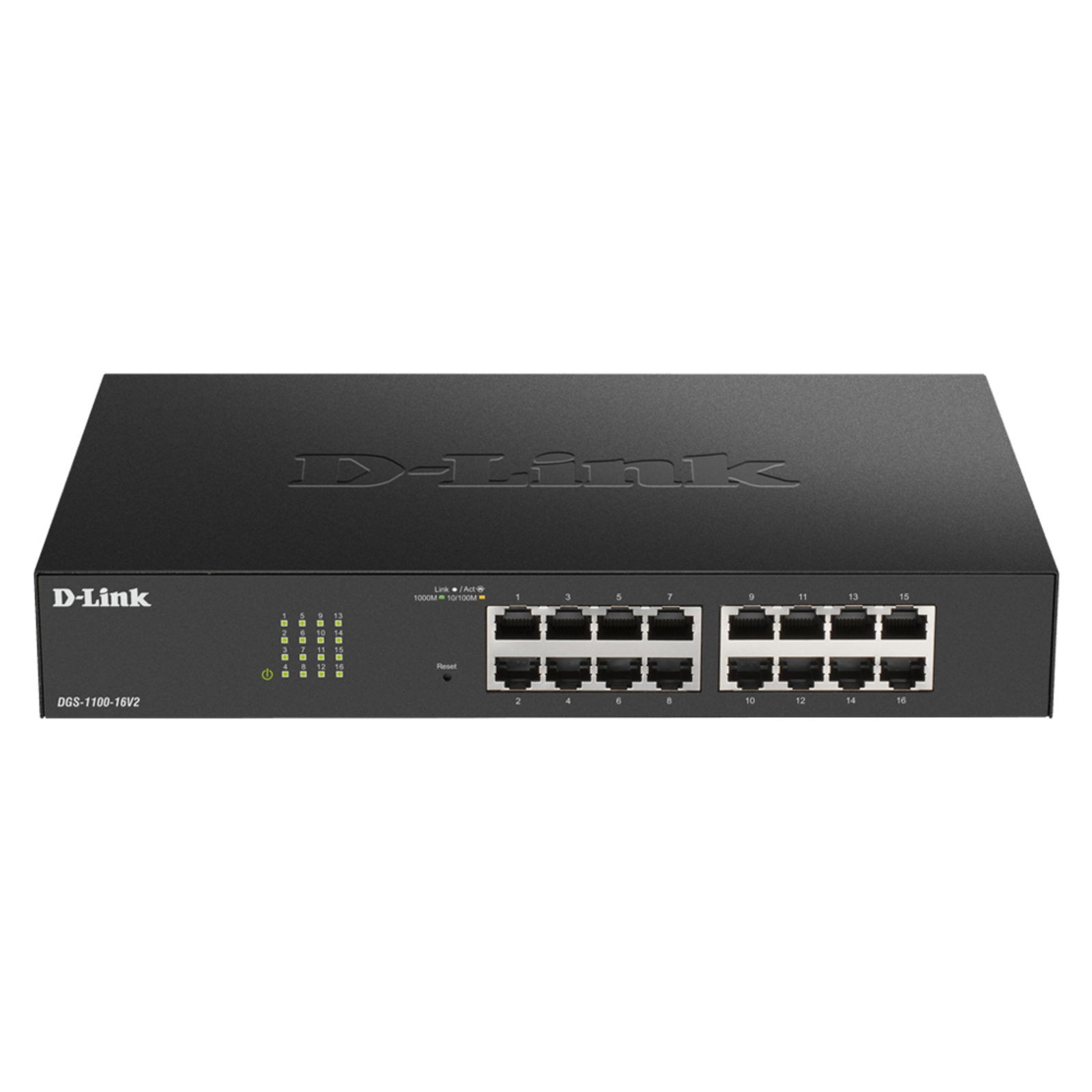 D-Link DGS-1100-16V2 Managed L2 Gigabit Ethernet 10-100-1000 Full Duplex Rack-mounting