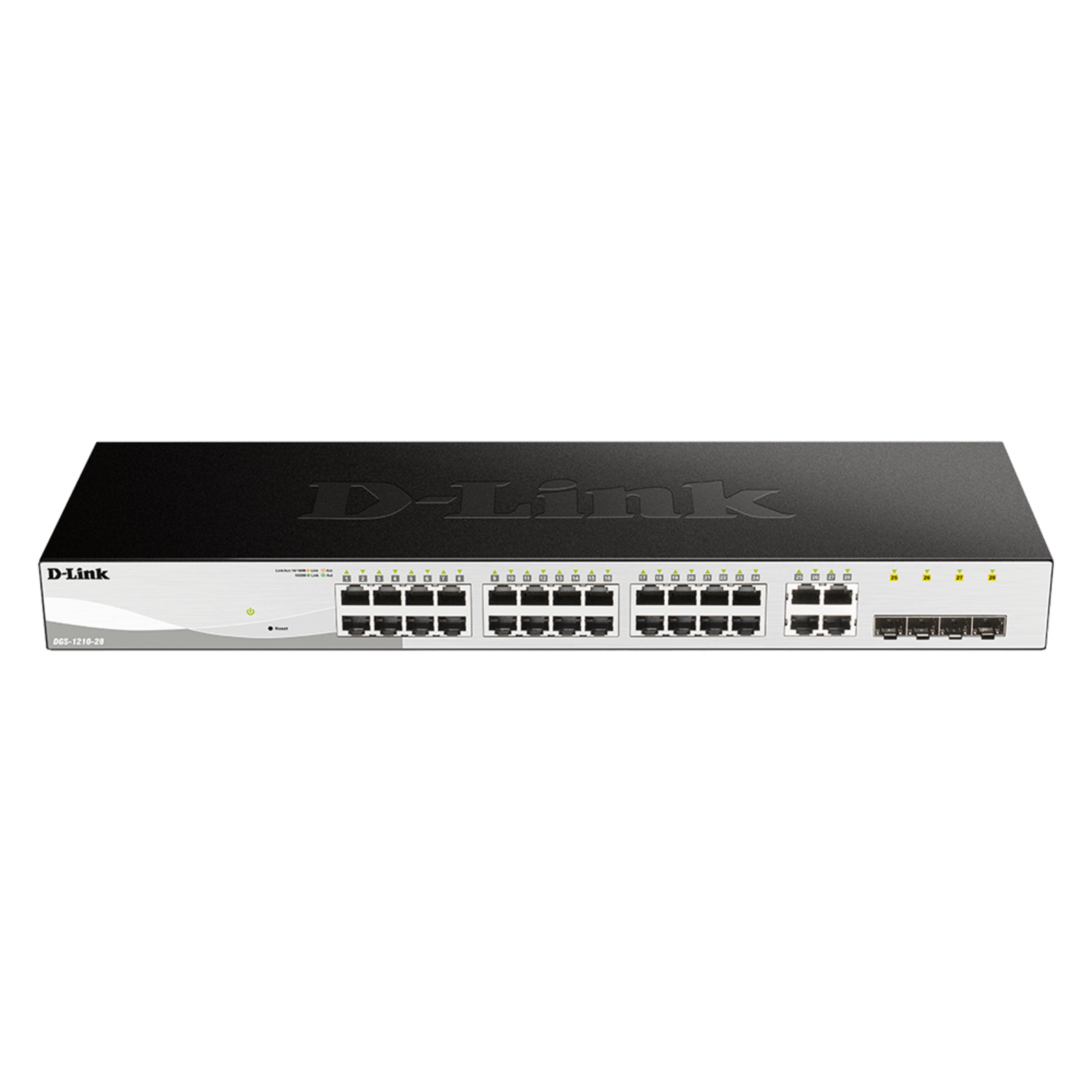 D-Link Web Smart Switch Managed 24 X 101001000 + 4 Gigabit SFP Desktop Rack