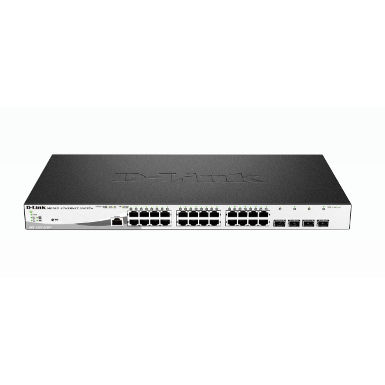 D-Link /E Managed L2 Gigabit Ethernet 10/100/1000 Power over PoE Rack-mounting 1U