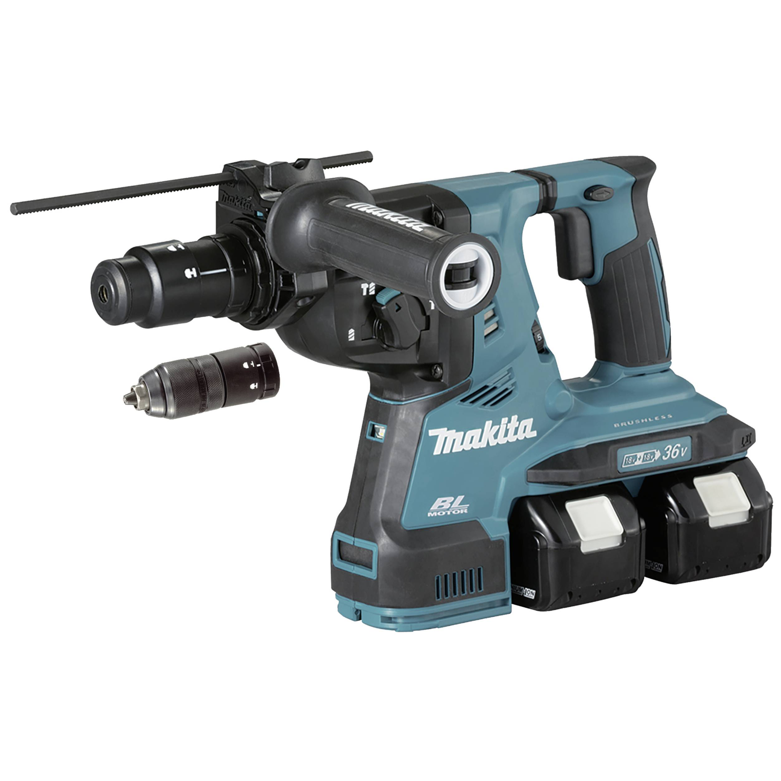 Makita Cordless Combi Hammer DHR281ZJ SDS-PLUS 36Volt 2x18V Blue Black No Battery And Charger