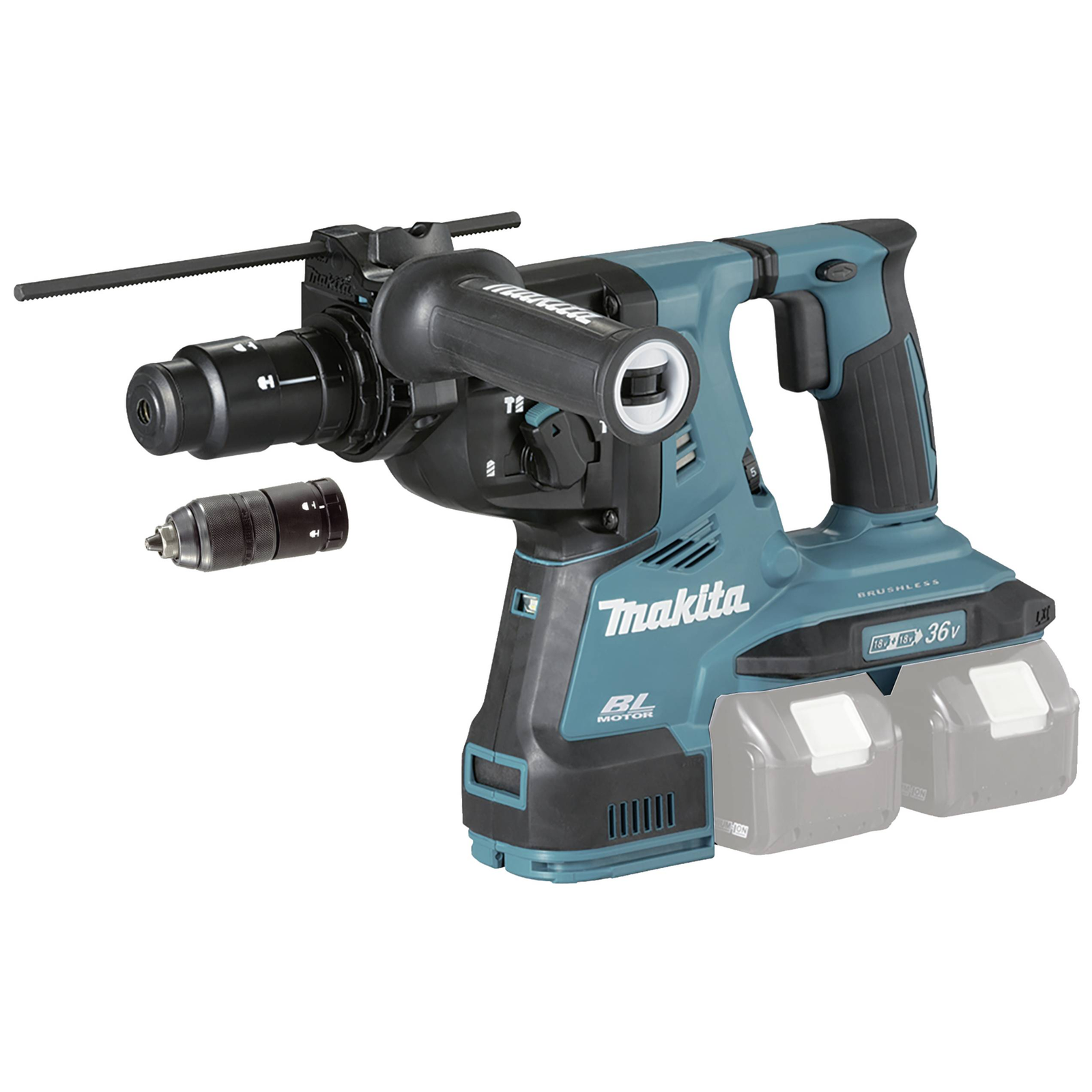 makita Cordless Combi Hammer Set DHR283ZJU