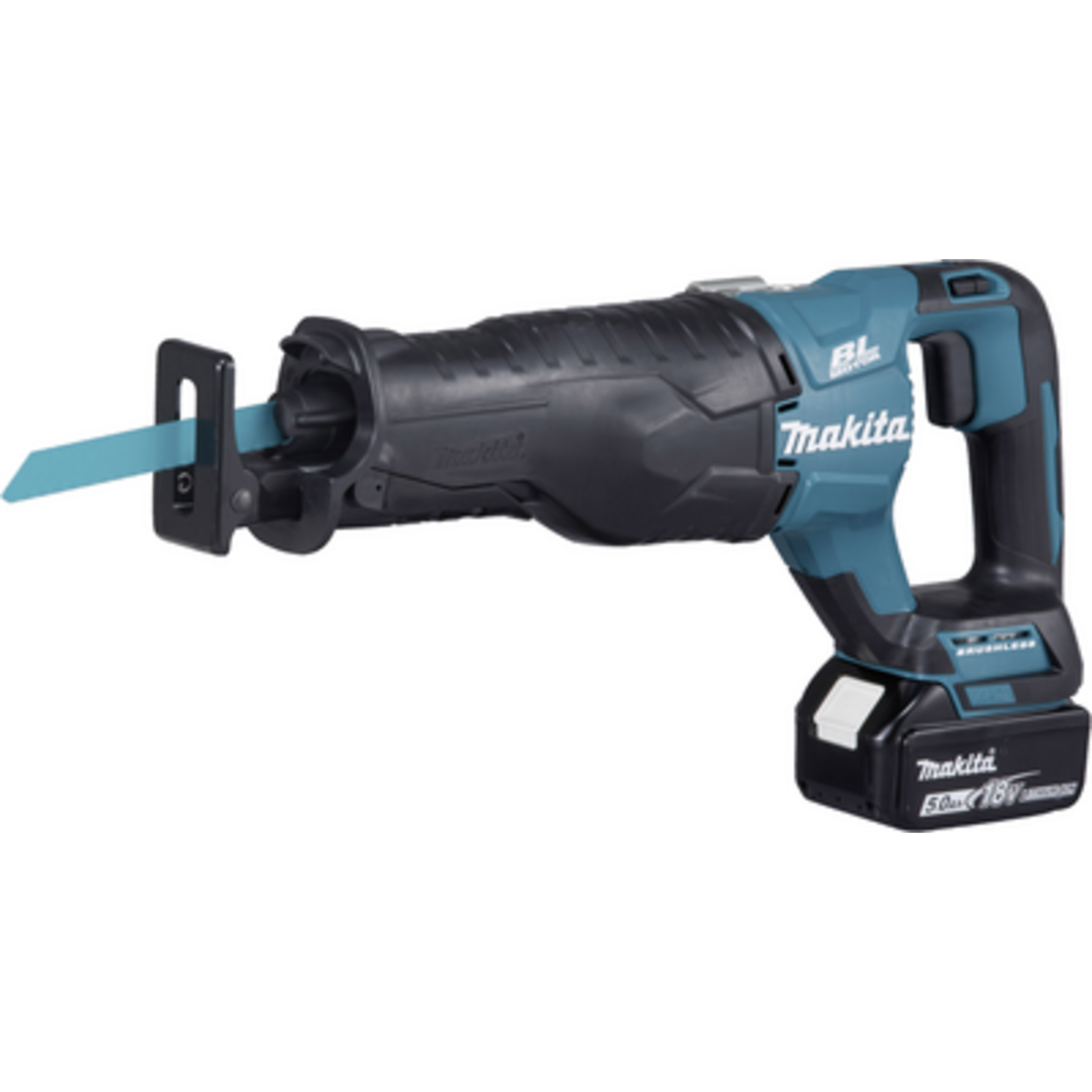 Makita Cordless Reciprocating Saw DJR187RT 18 Volt Blue Black Li-Ion Battery 5.0Ah