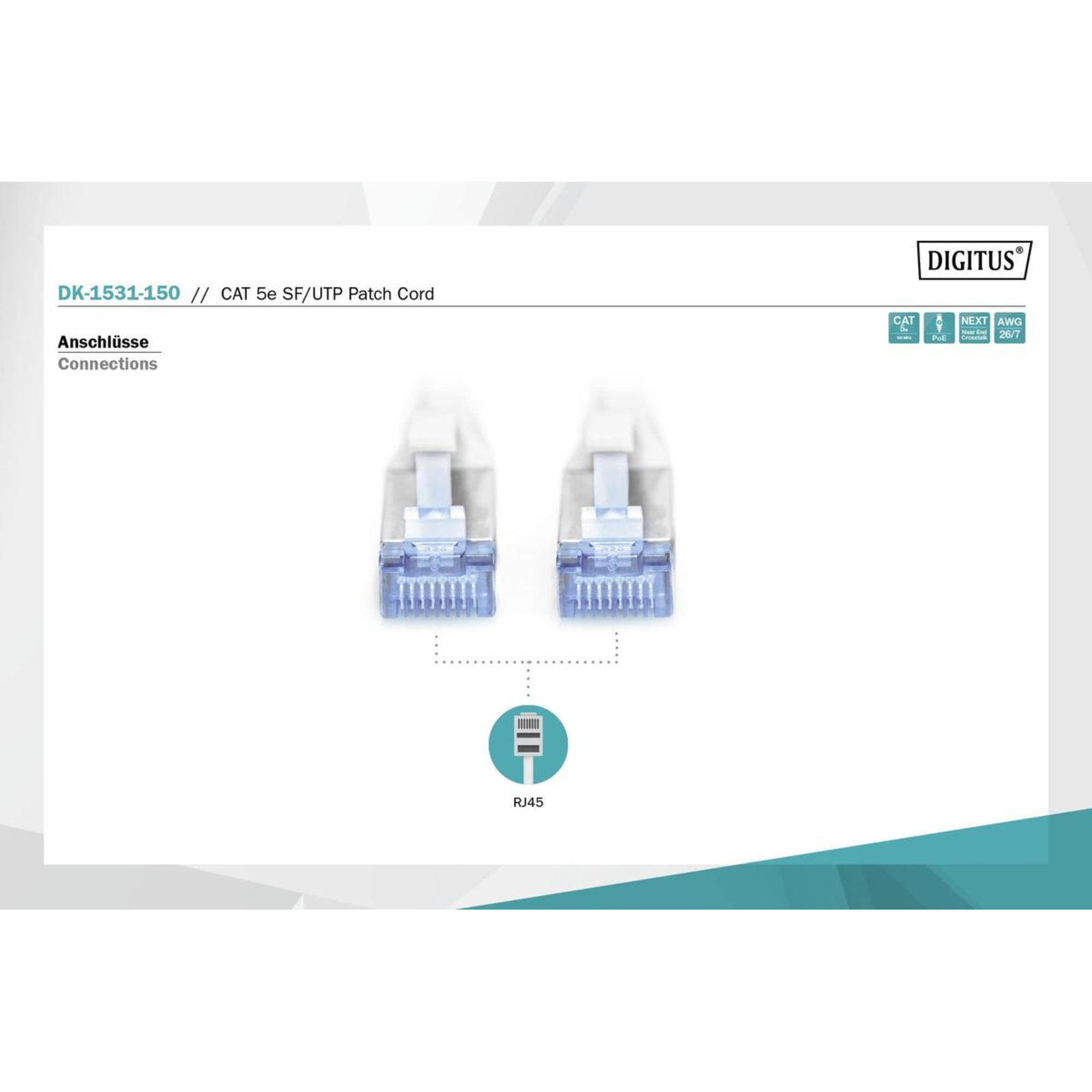 Digitus CAT 5e SF-UTP Patch Cable