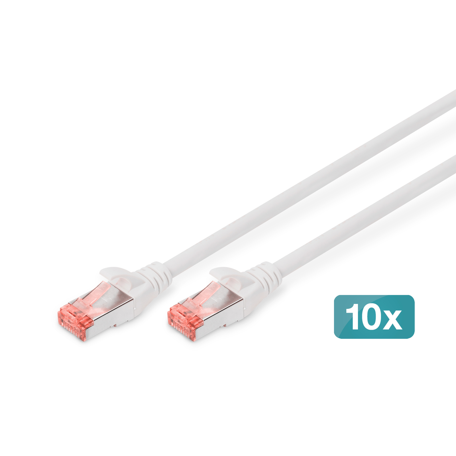 Digitus CAT 6 S FTP Patchcable 10 Pieces 5m White