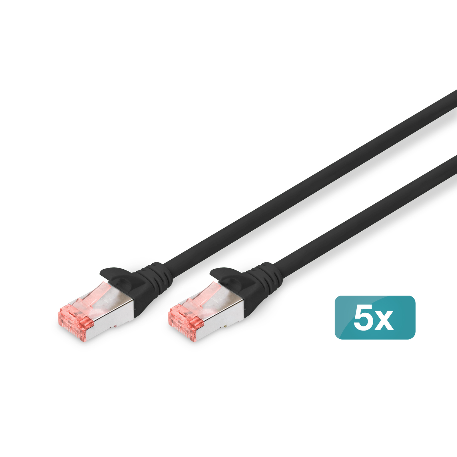 Digitus CAT 6 S-FTP Patch Cable 5 Pieces