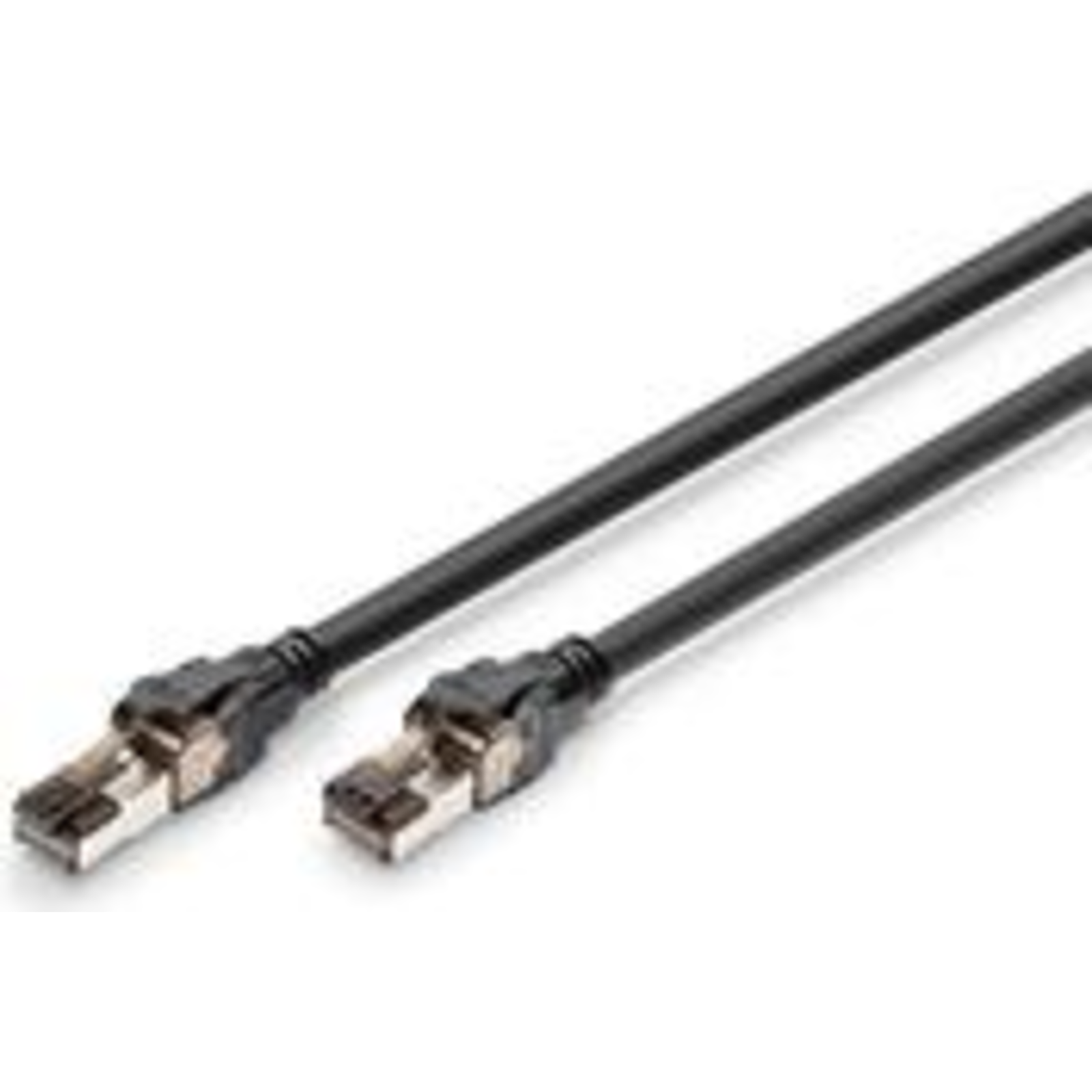 DIGITUS CAT 8.1 S-FTP Patch Cord Cu LSZH AWG 24/7 Length 0.5 M Colour Black