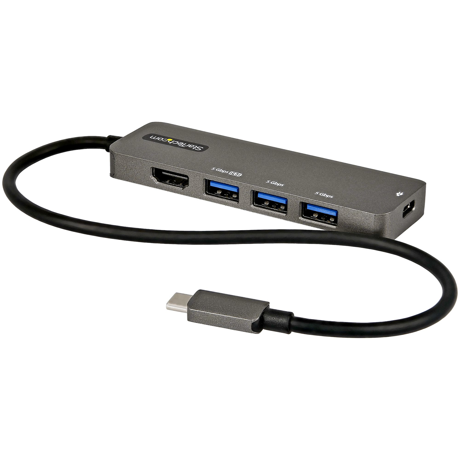StarTech.com USB-C Multiport Adapter USB-C to HDMI 2.0b 4K 60Hz HDR10 100W Power Delivery Pass