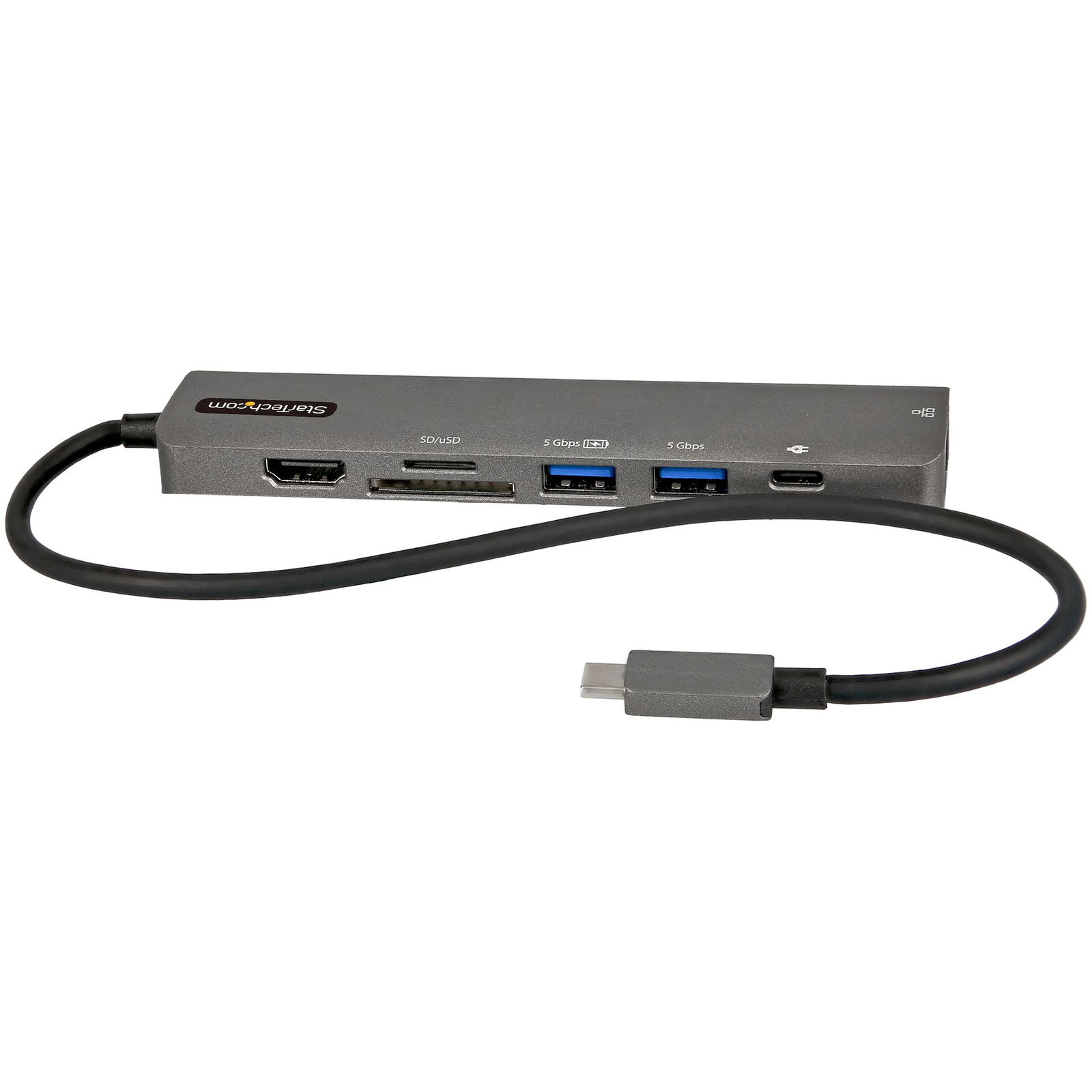StarTech.com USB-C Multiport Adapter USB-C to 4K 60Hz HDMI 2.0 100W Power Delivery Pass-through