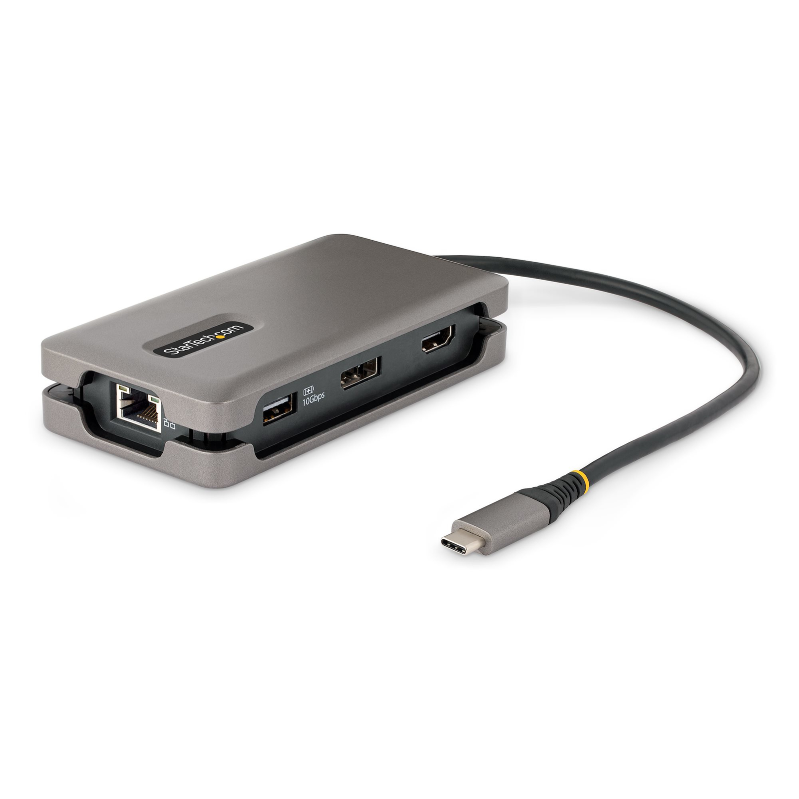 StarTech.com USB-C Multiport Adapter 4K 60Hz USB C HDMI-DisplayPort Adapter Travel Dock